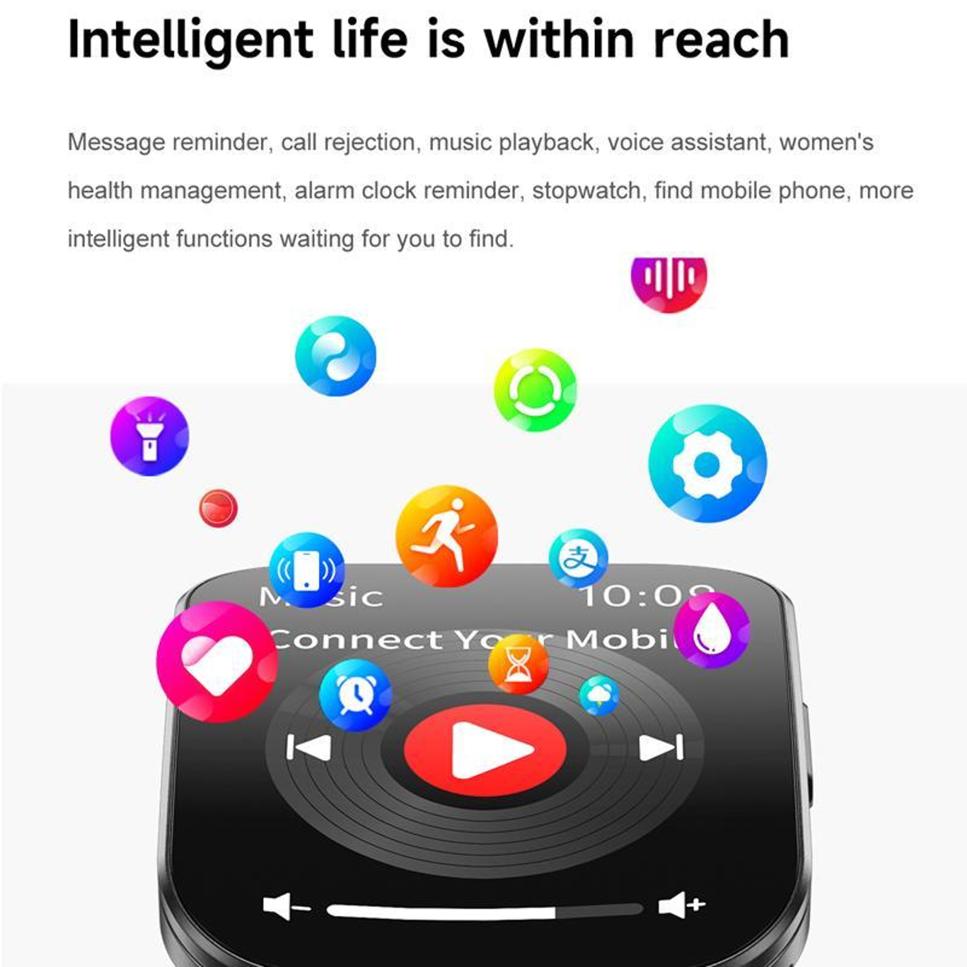 Health Smart Watch With Heart Rate Blood Oxygen Monitor And SOS Alert 8