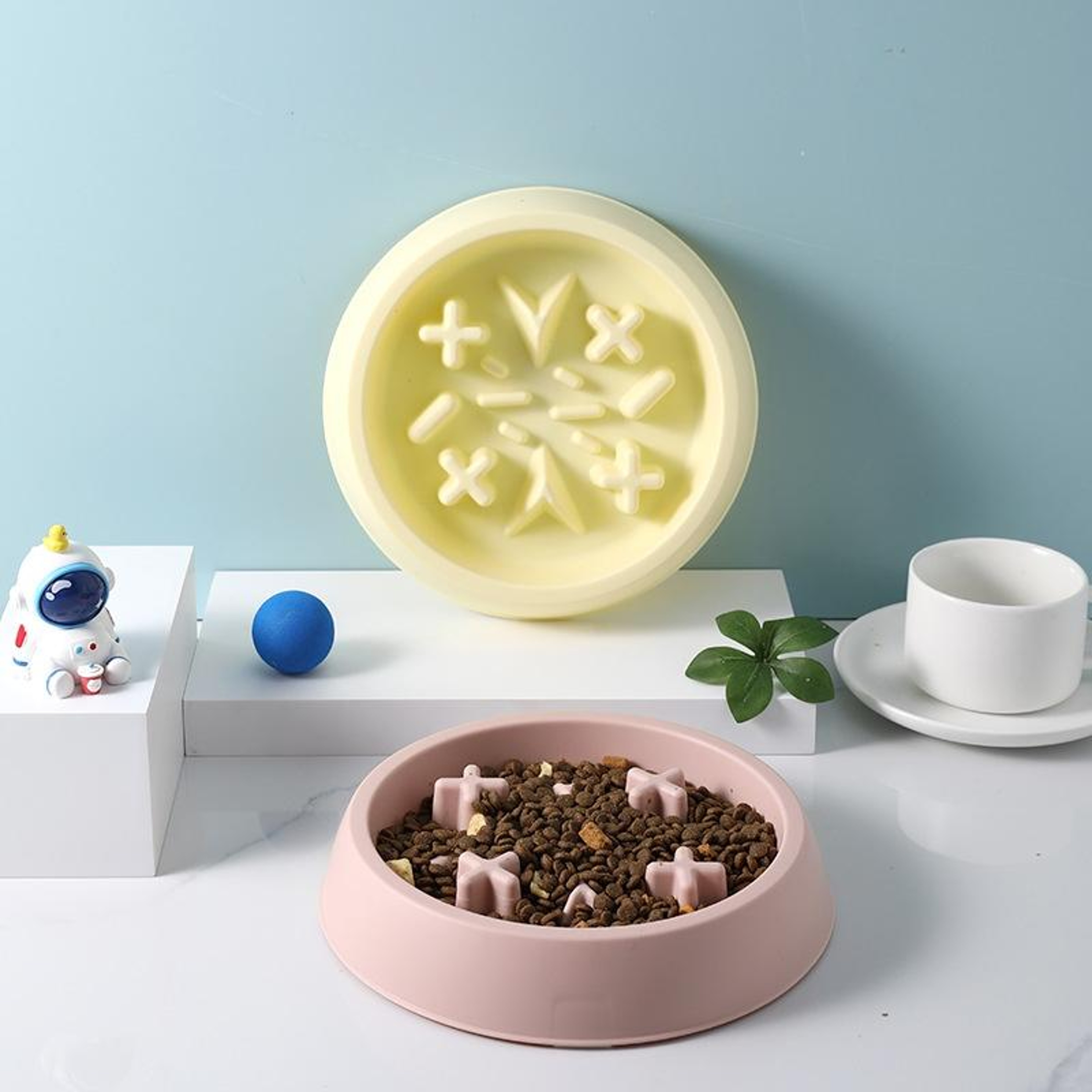 Premium Slow Feeder Bowl For Cats  Dogs Anti Choking Pet Feeding Bowl 1