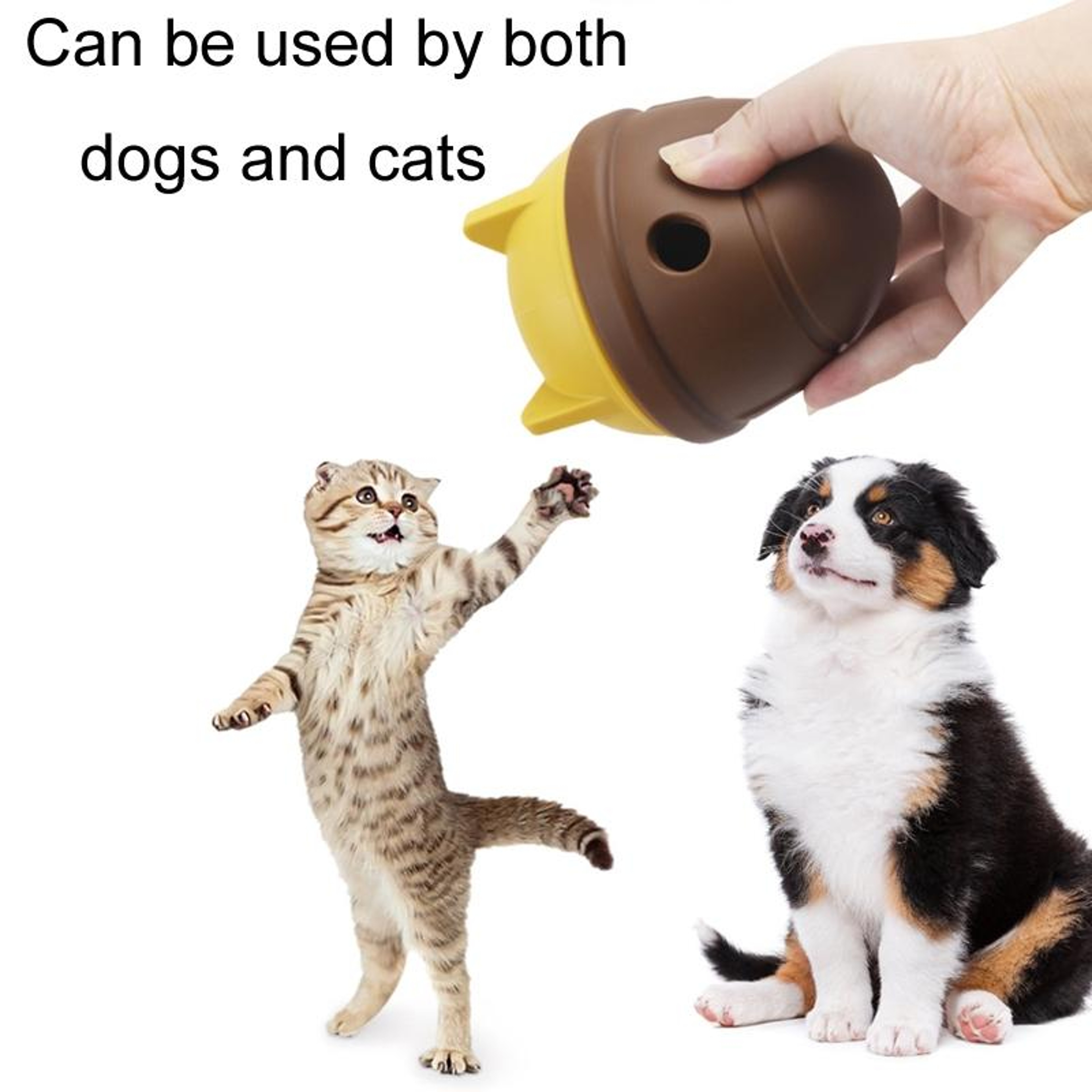 Interactive Slow Feeder Puzzle Toy For Cats  Dogs Teething  Mental Enrichment 2