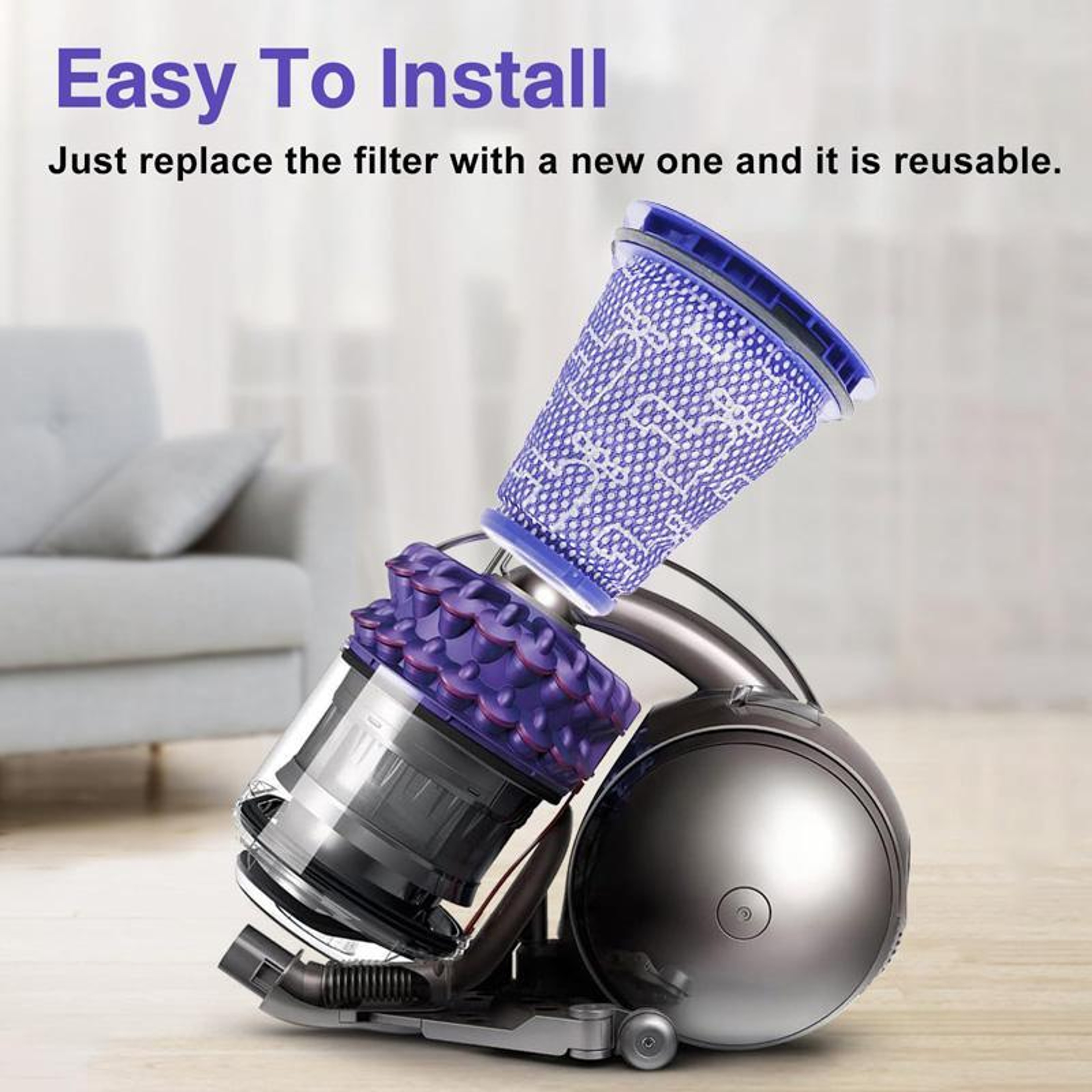Premium Dyson Vacuum Filter Replacement HEPA Pre Filter For Big Ball 5