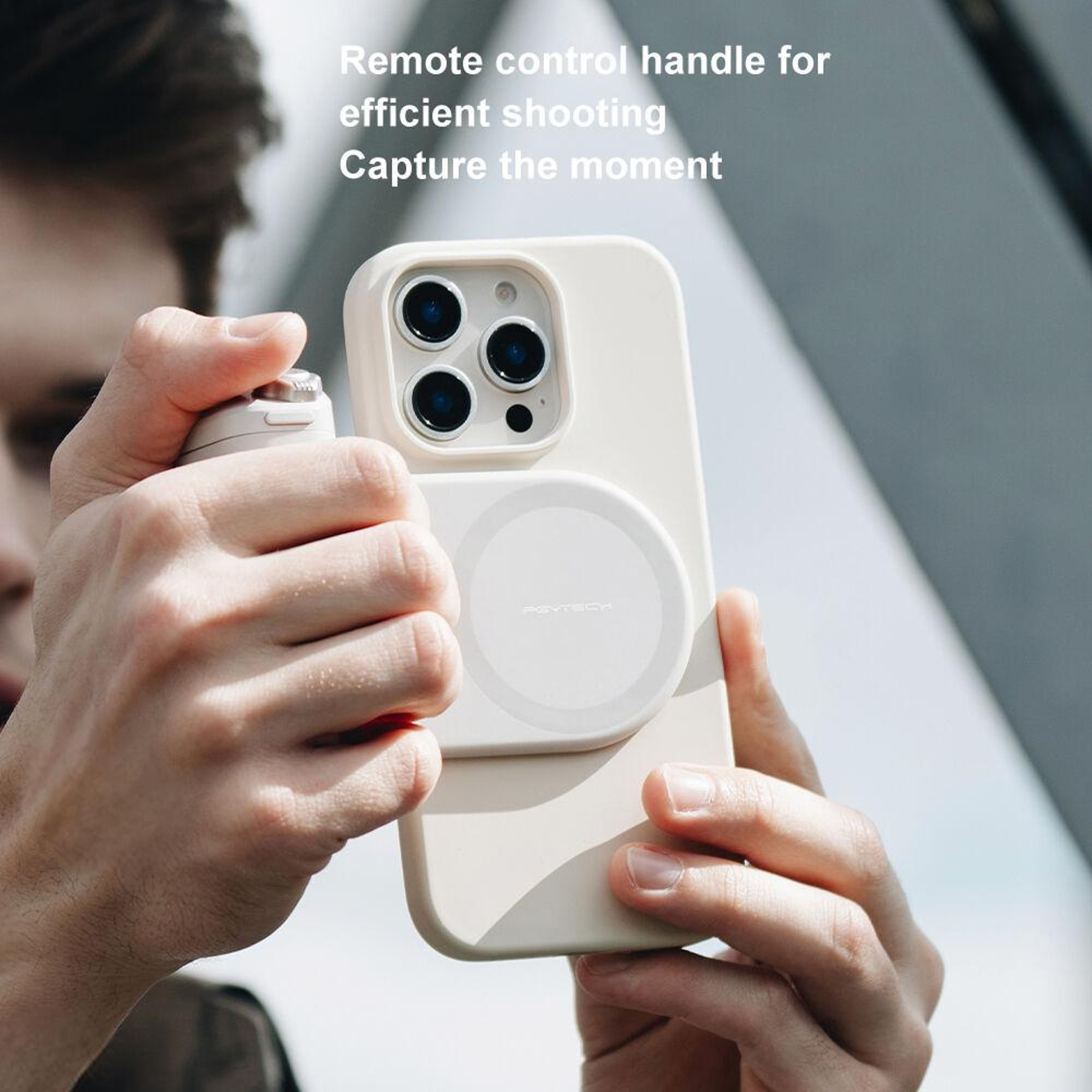 Magnetic Phone Camera Grip with Bluetooth Remote & Wireless Charging – view 10