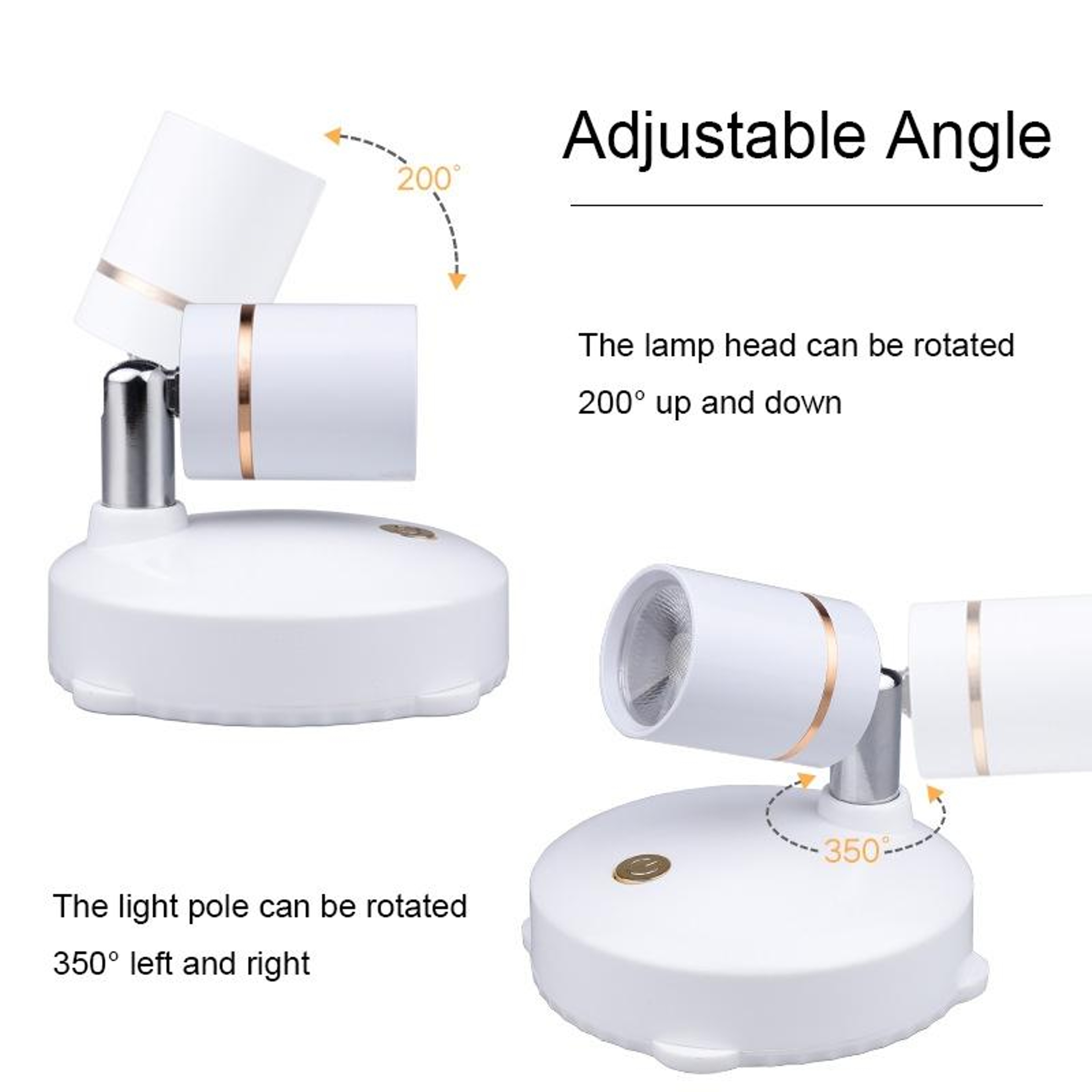 Premium Battery Powered Cabinet Lights Anti Glare LED Spotlights for Wall & Decorative Gallery Lighting – view 4