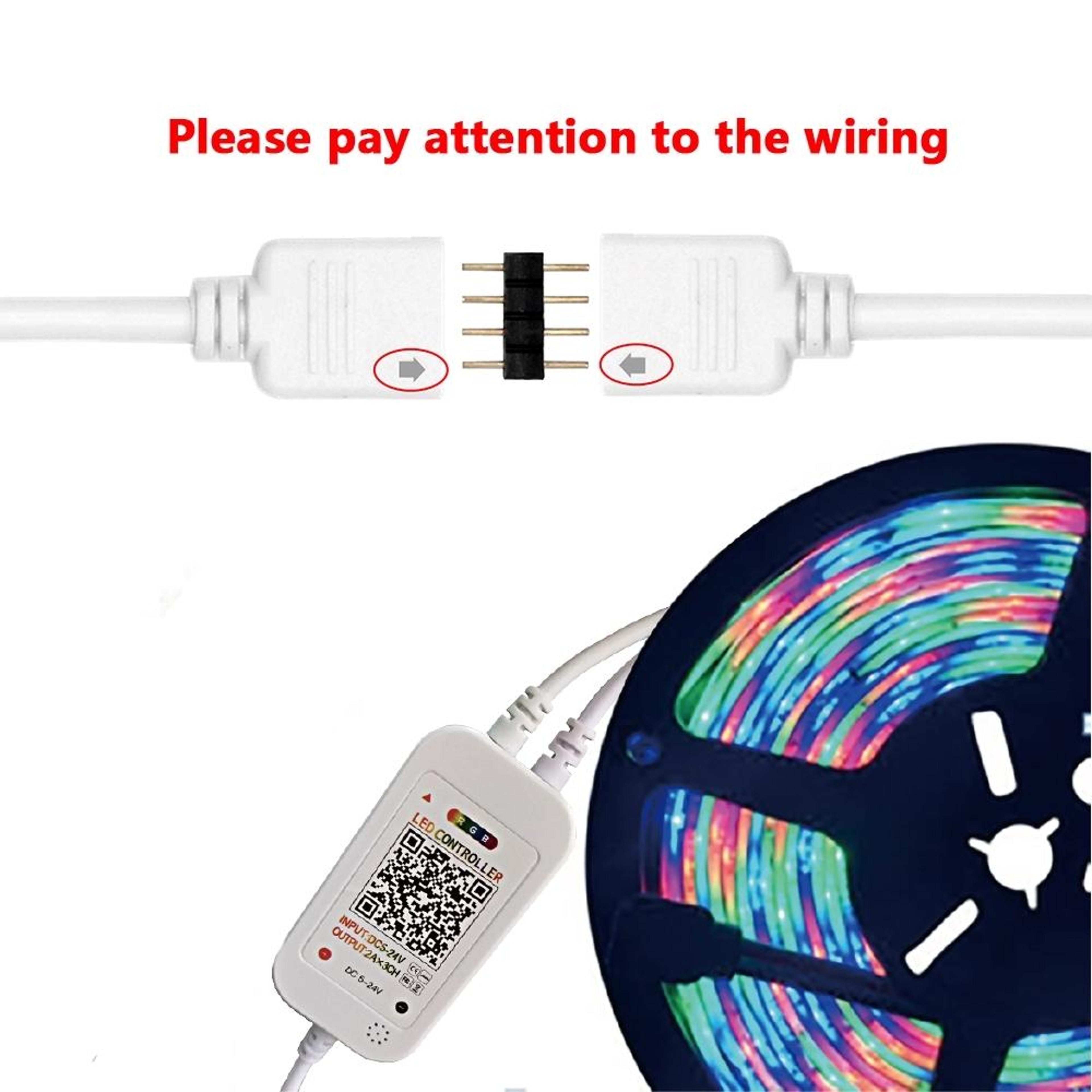 Smart WiFi RGB LED Strip Controller With App Remote  Alexa Voice Control 4
