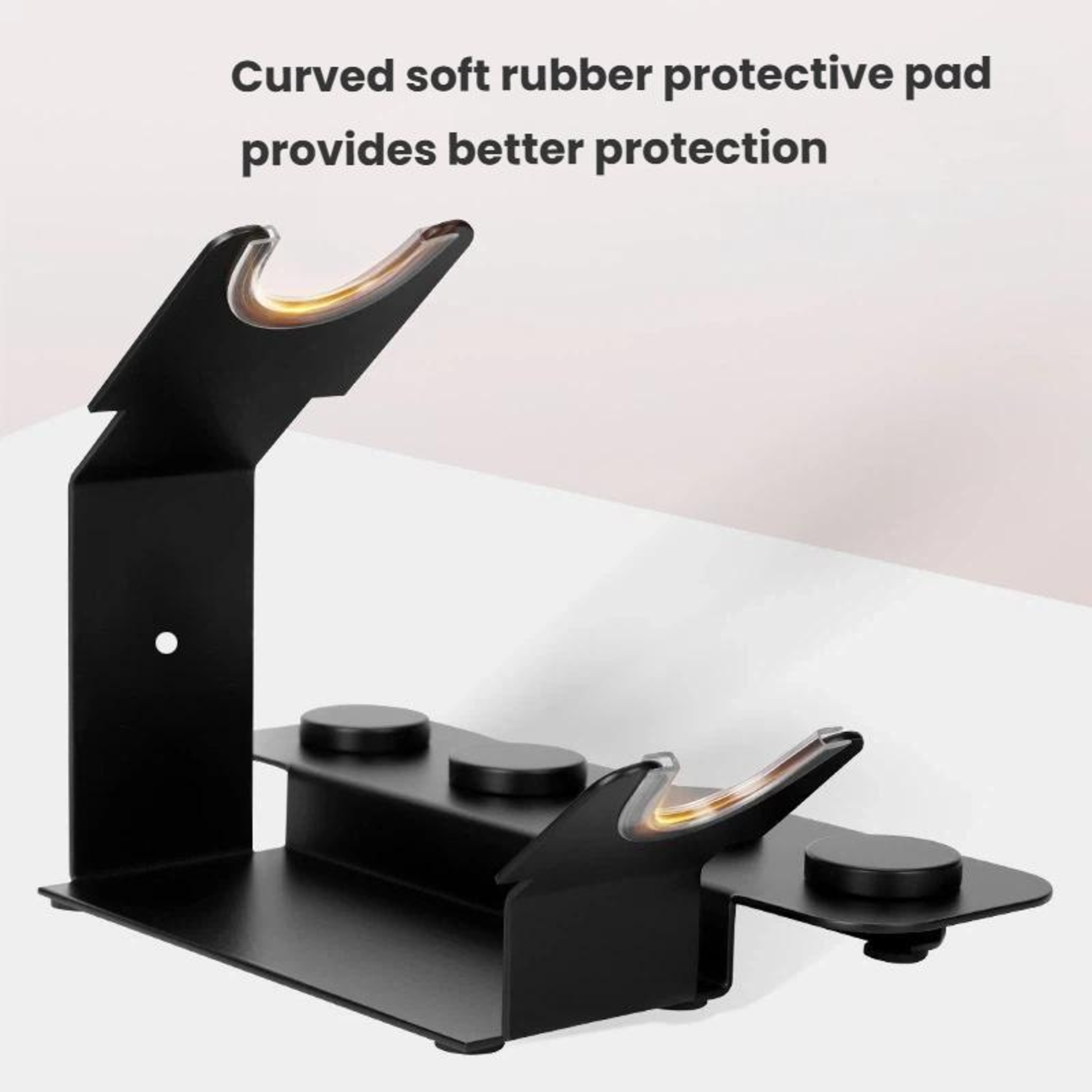 Hair Dryer Stand With Magnetic Nozzle Storage Holder For Attachments 3
