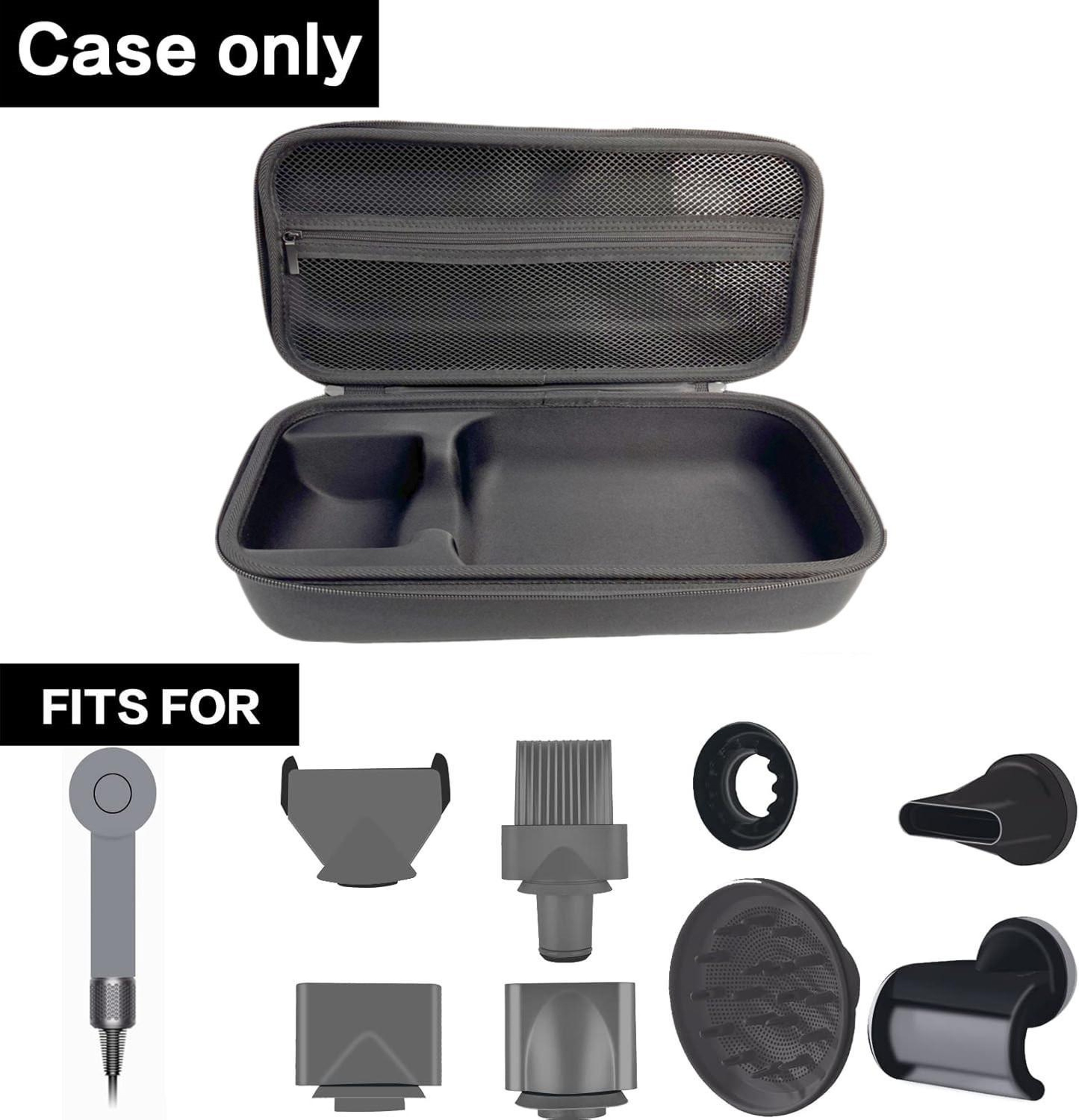 TravelGuard Hard Shell Hair Dryer Case for Dyson Supersonic, Travel Storage – view 5