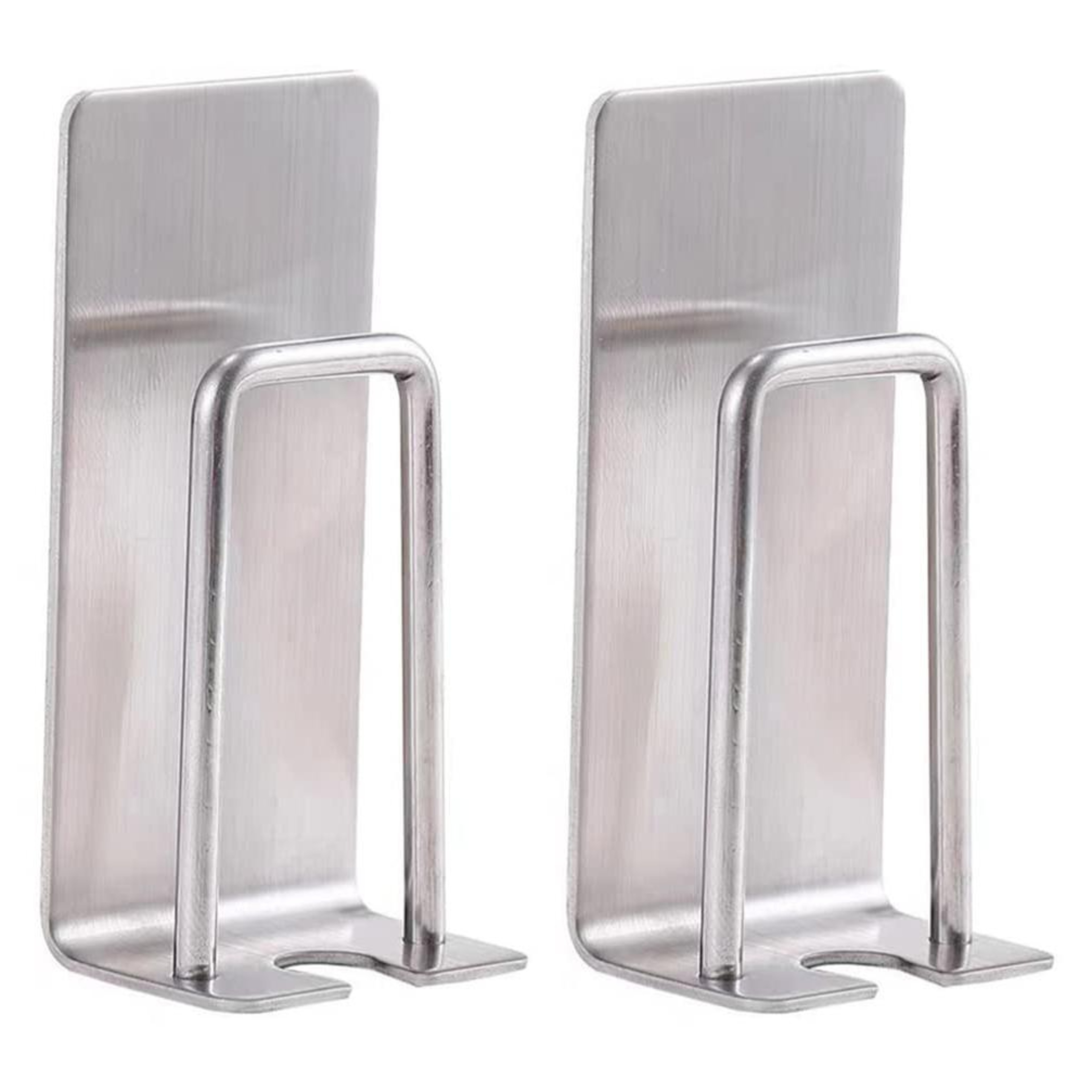 Adhesive Stainless Steel Sponge  Toothbrush Holder For Bathroom And Kitchen 9