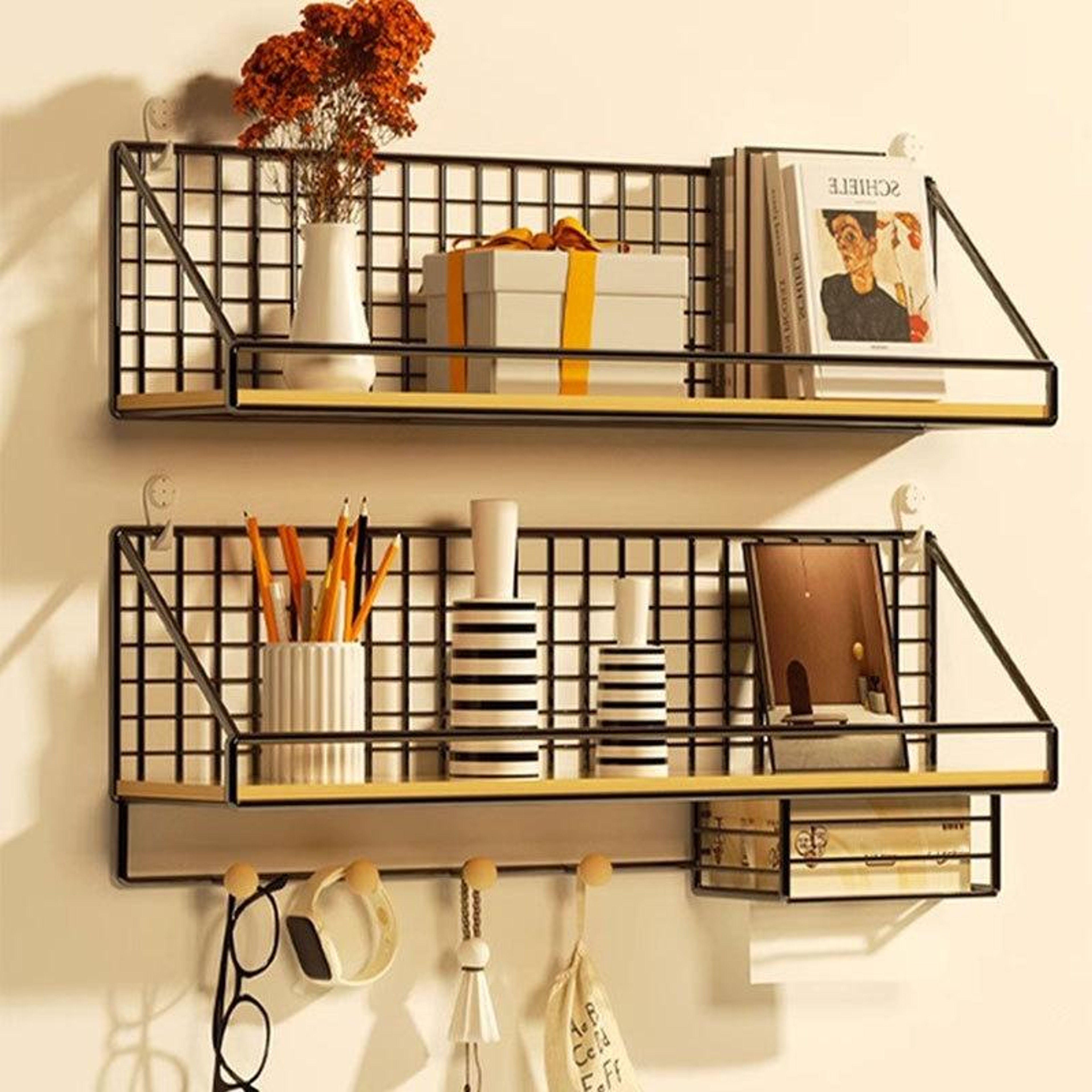 SpaceMax No Drill Wall Organizer Shelf for Kitchen, Bathroom & Home Storage – view 2