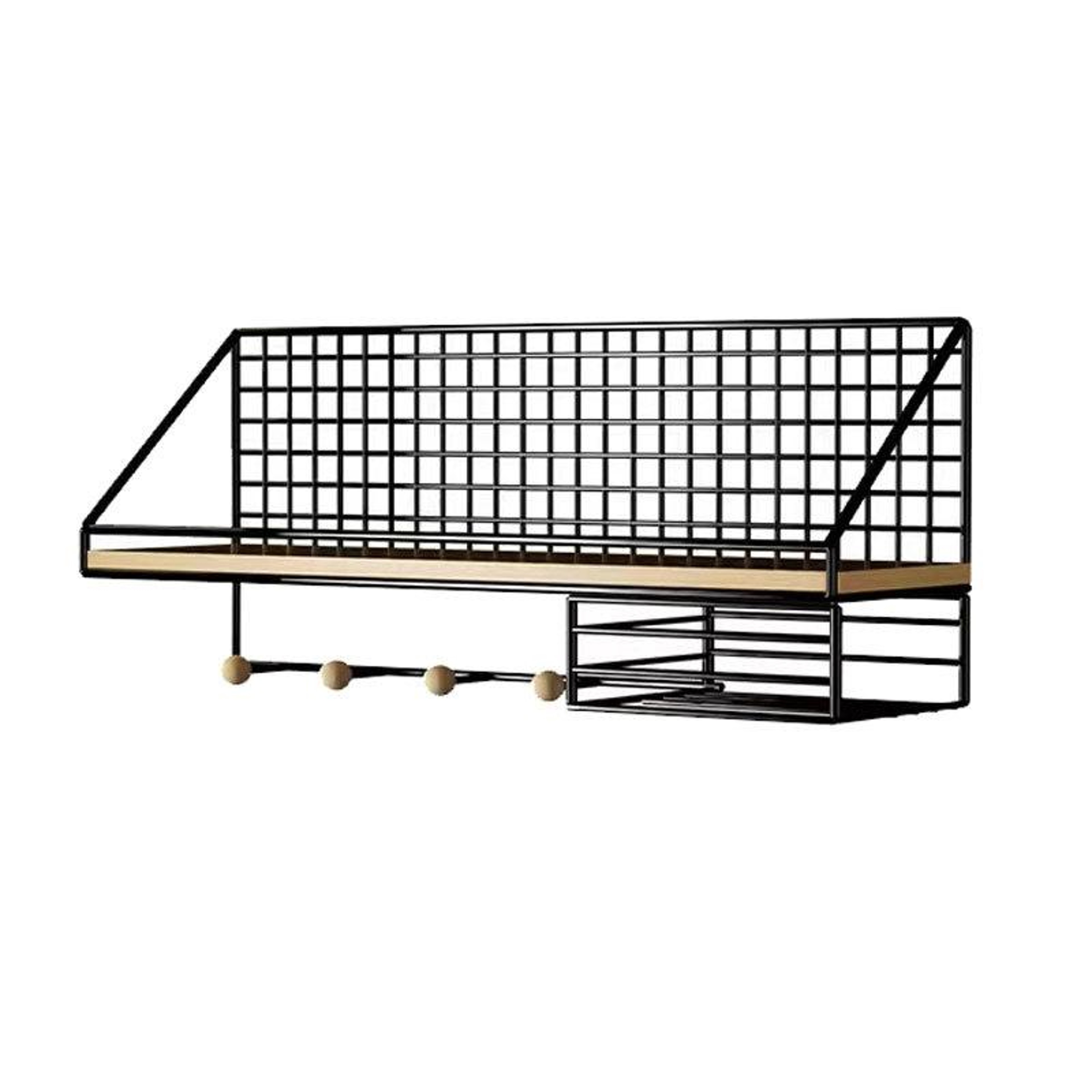 SpaceMax No Drill Wall Organizer Shelf for Kitchen, Bathroom & Home Storage – view 9
