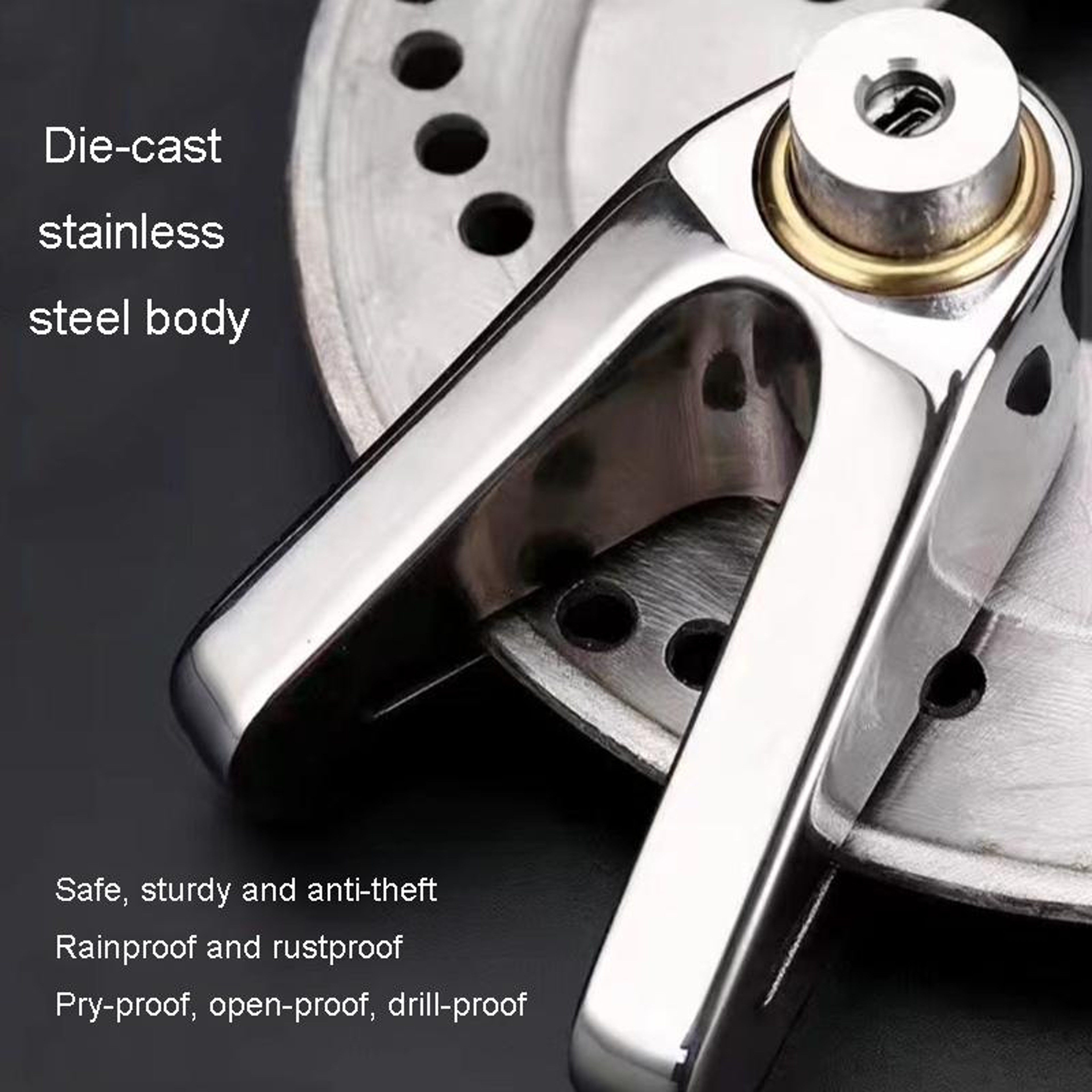 Universal Disc Brake Lock Alloy Steel Scooter Anti Theft Lock For Electric Scooters And Motorcycles 6