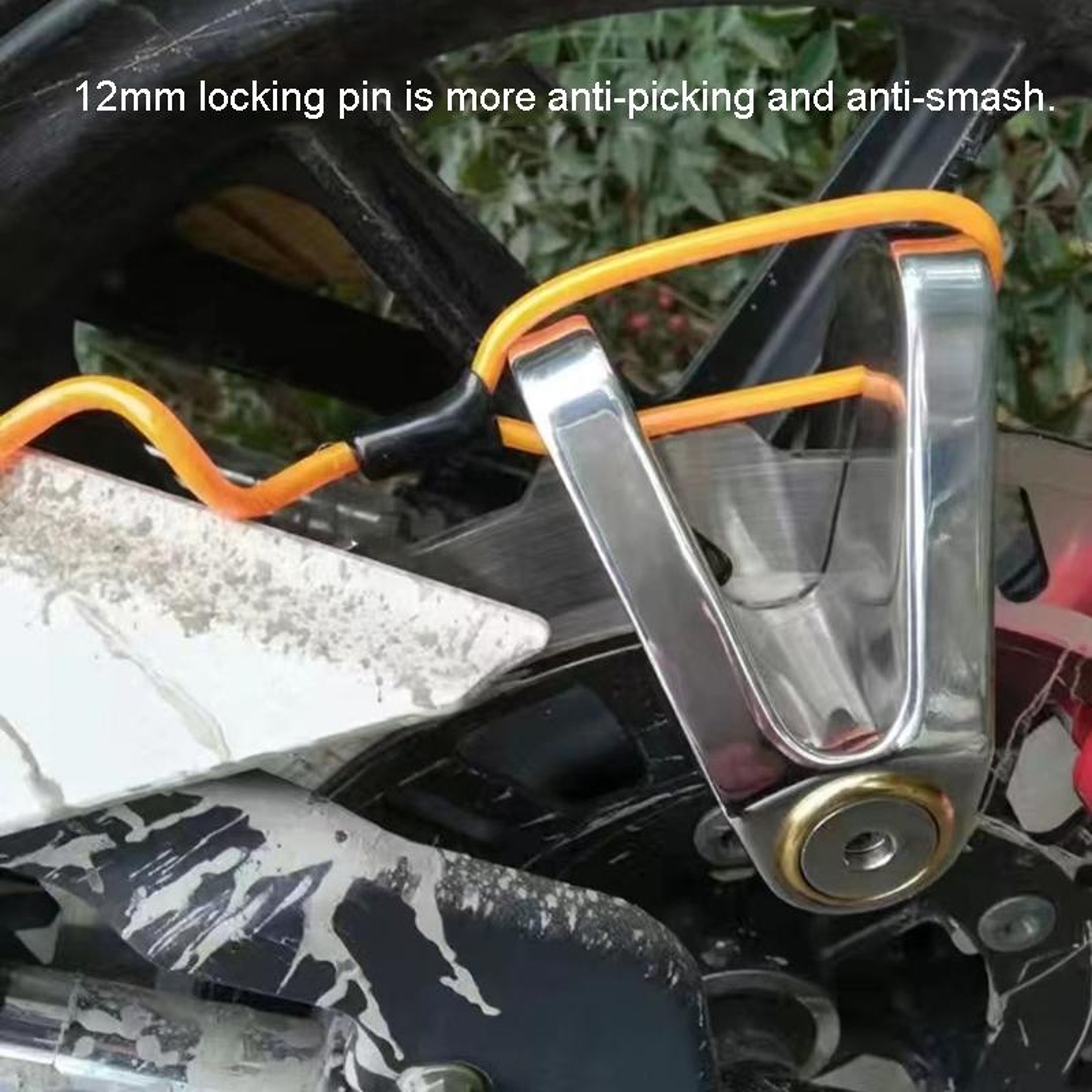Universal Disc Brake Lock Alloy Steel Scooter Anti Theft Lock For Electric Scooters And Motorcycles 7