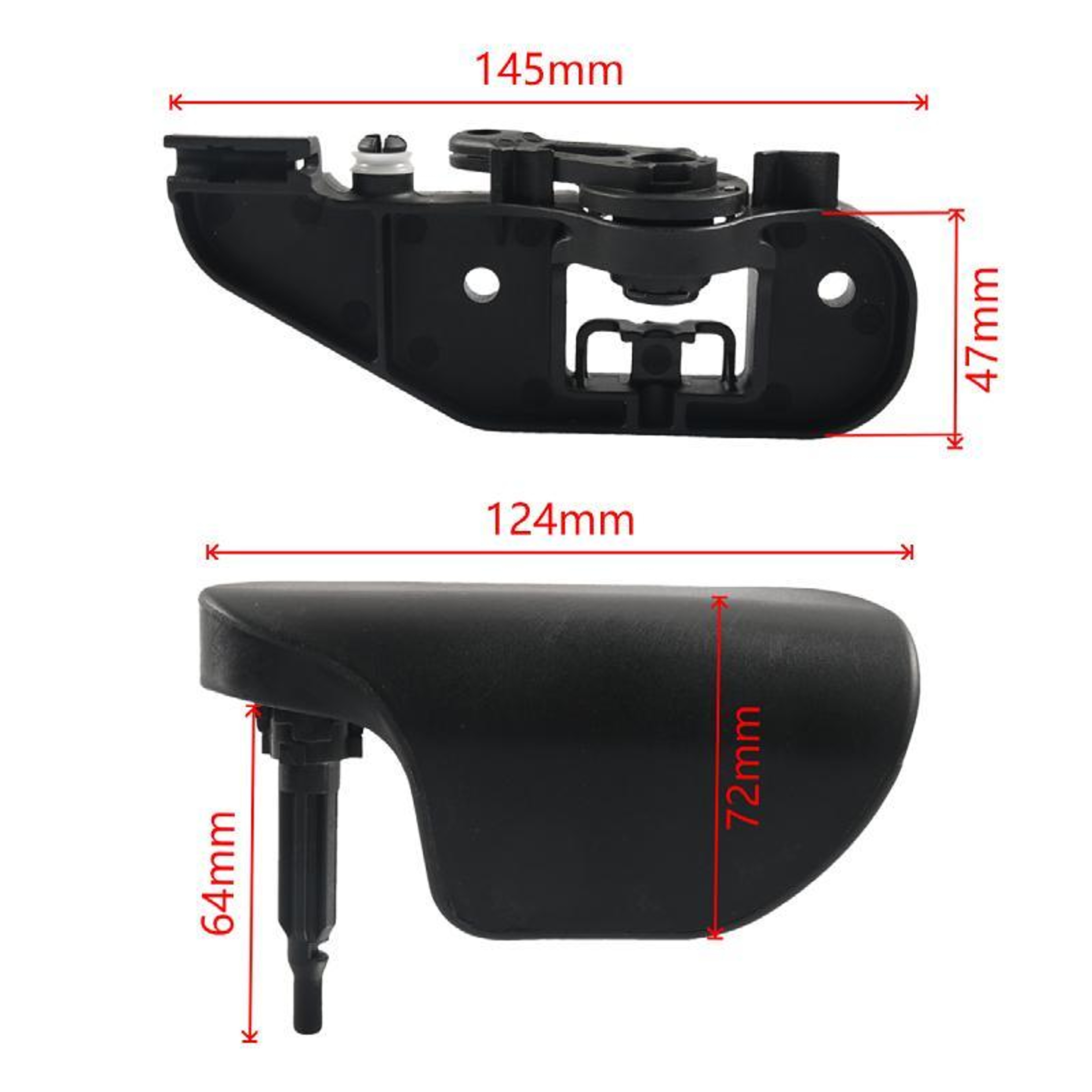 Audi TT Interior Door Lock Release Handle Kit Replacement – view 6