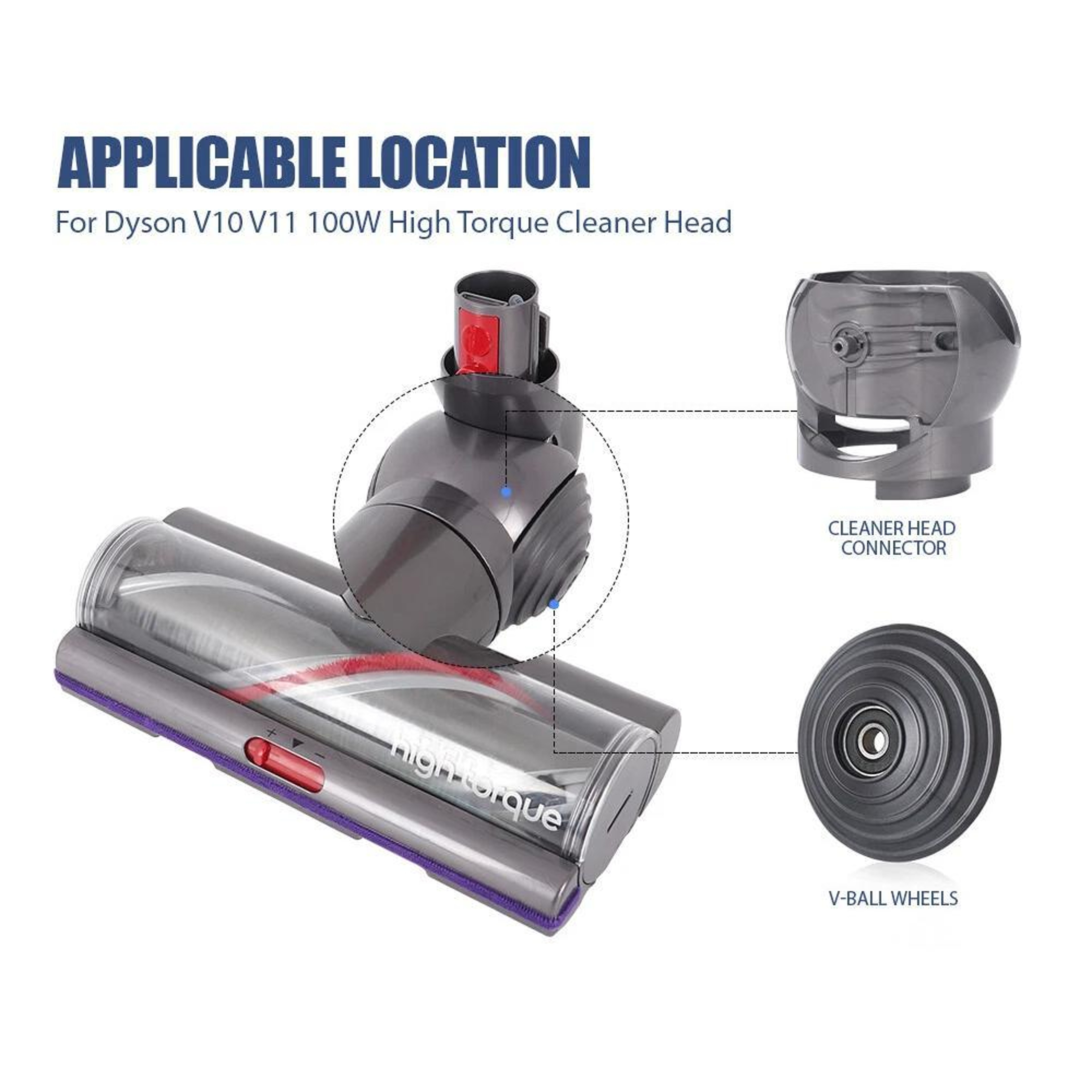 Dyson Replacement Connector For High Torque Cleaner Head 1