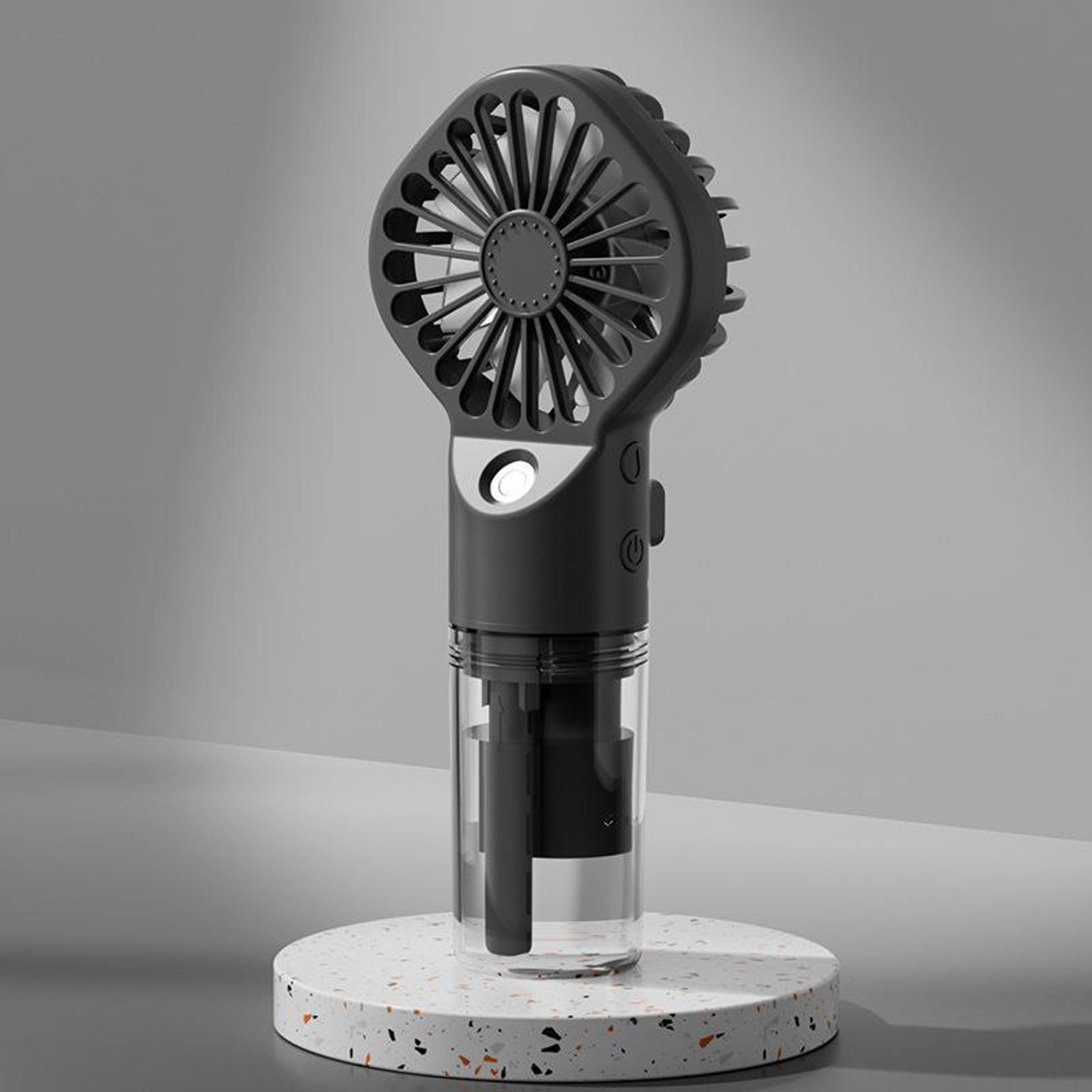Portable Handheld Misting Fan USB Rechargeable Personal Cooling Fan with Water Spray and Type C Charging – view 12