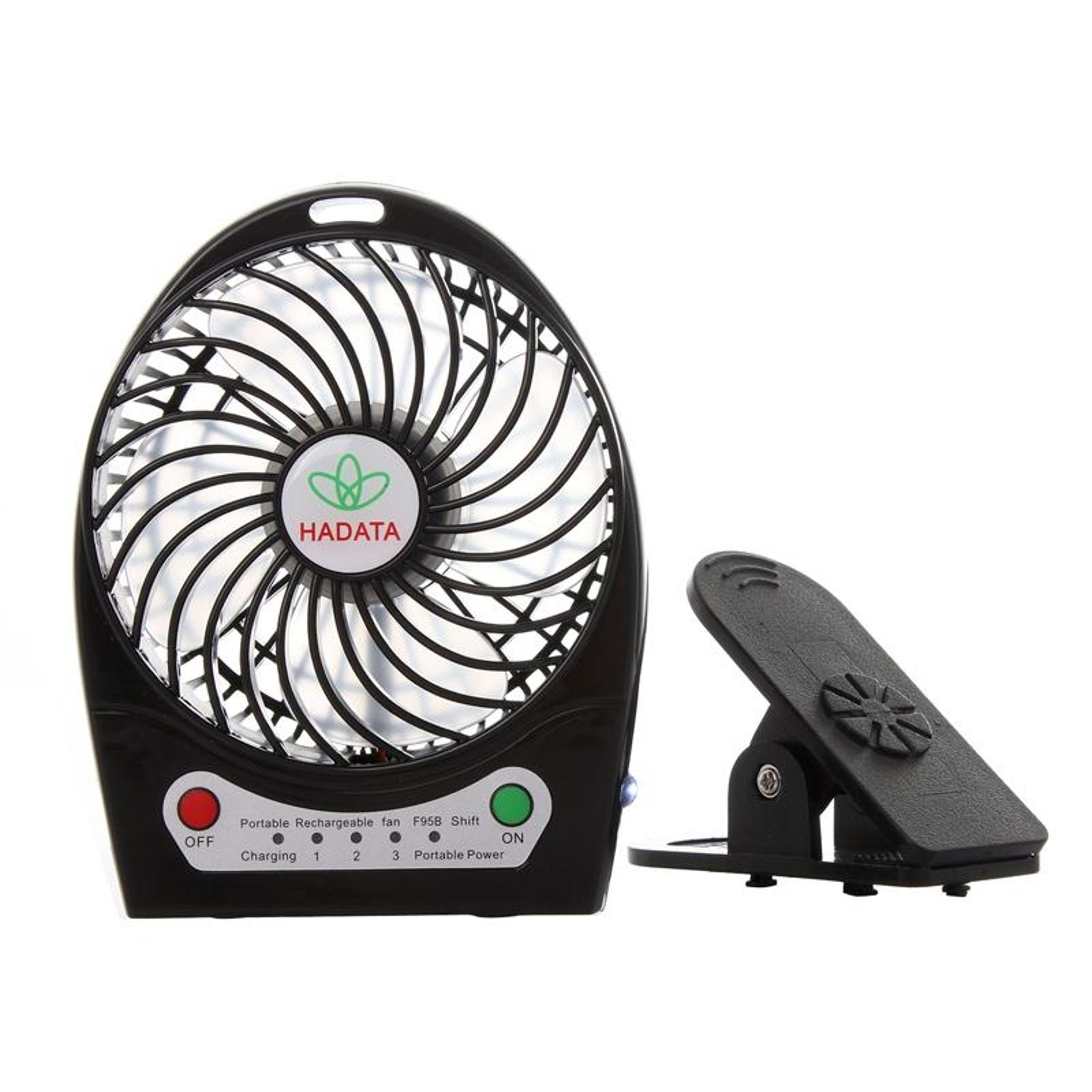 Portable Rechargeable Fan With Clip USB Battery Powered Speed Personal Cooling Fan 4