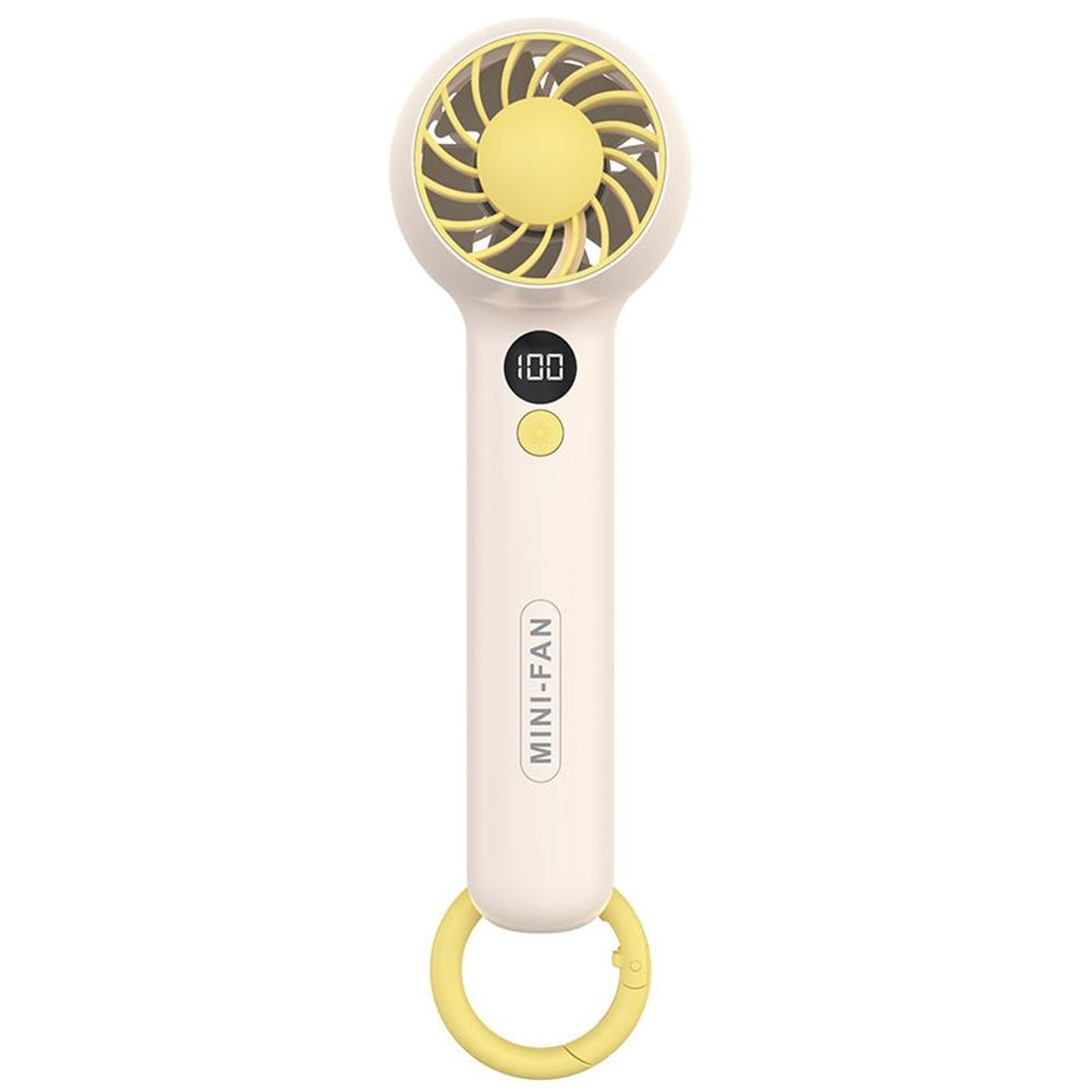 Portable Mini Fan USB Rechargeable Handheld Personal Cooling Fan With Hook 8