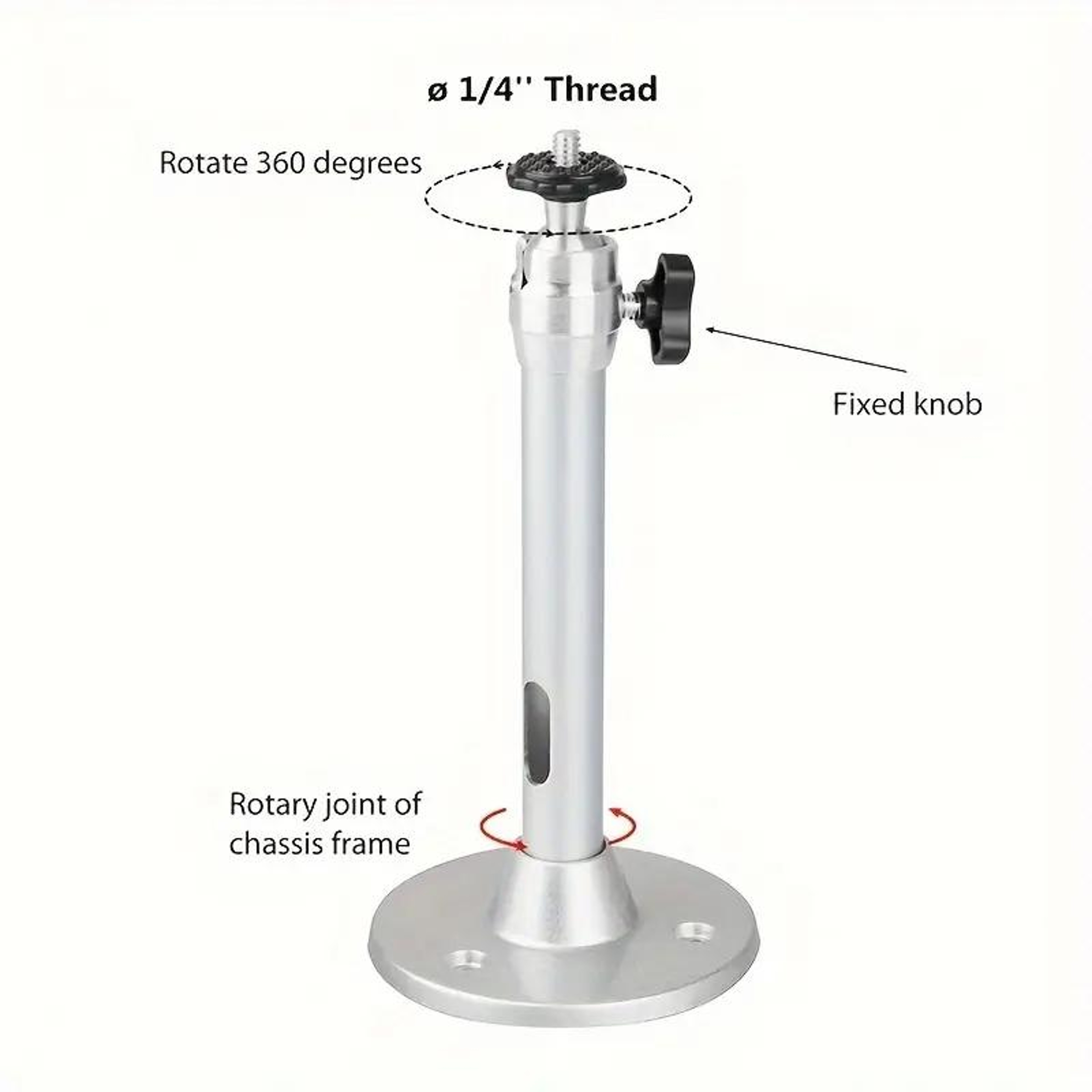 Projector Mount Universal Security Camera Bracket Aluminum Alloy Ceiling Wall Mount – view 4