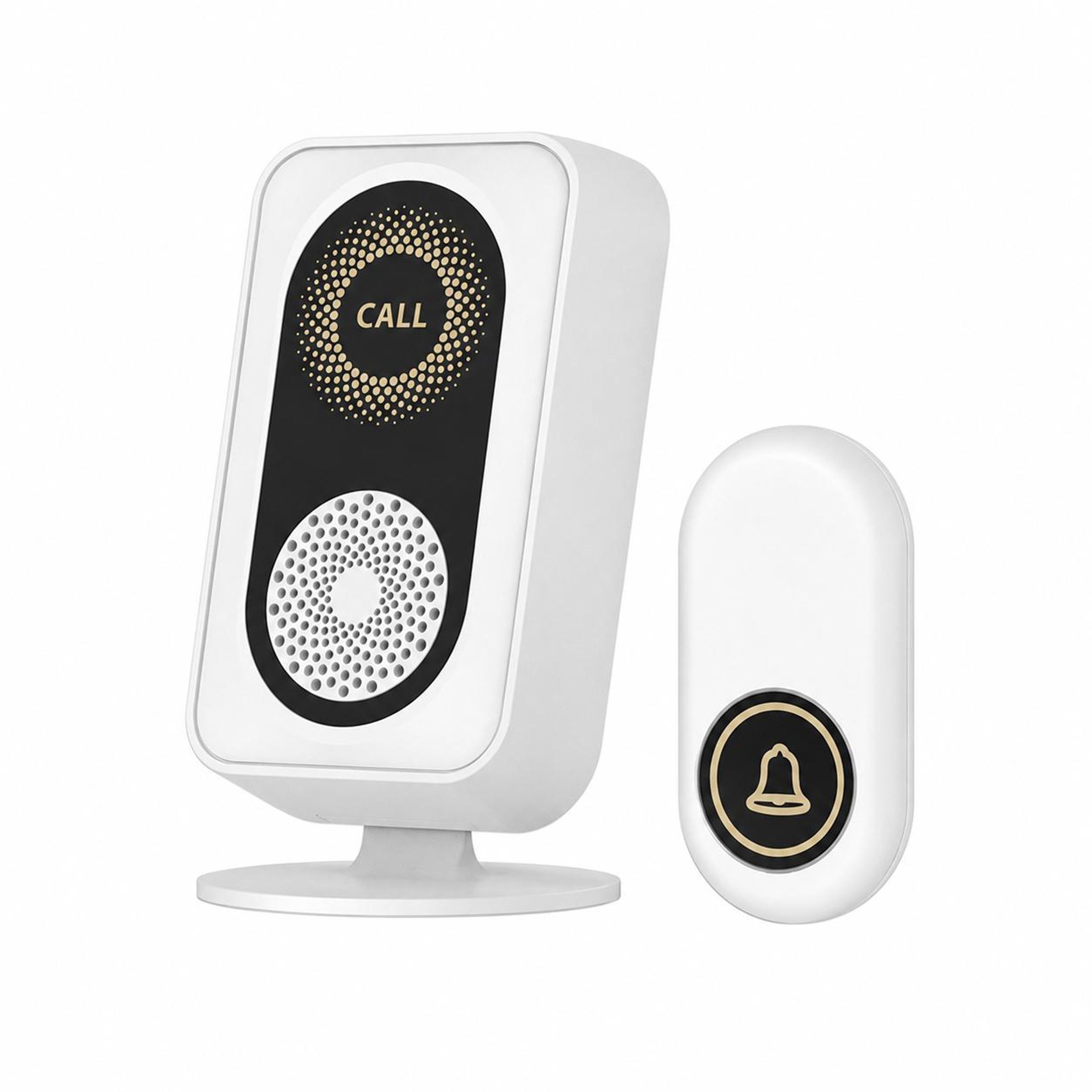 Wireless Caregiver Call Button Waterproof Wireless Doorbell Kit With Adjustable Volume 7
