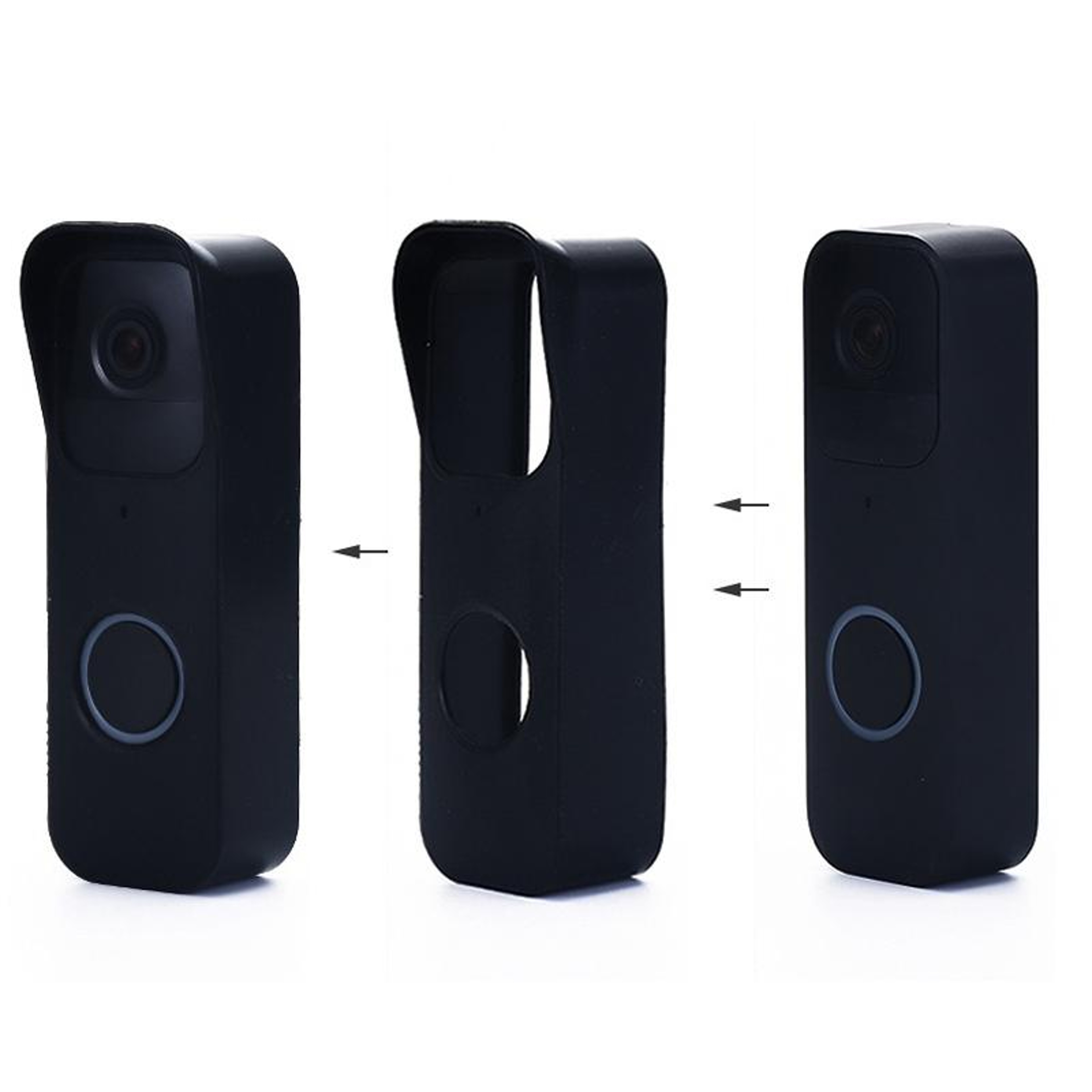 Silicone Doorbell Cover Weatherproof Protective Case for Wireless Doorbell – view 1