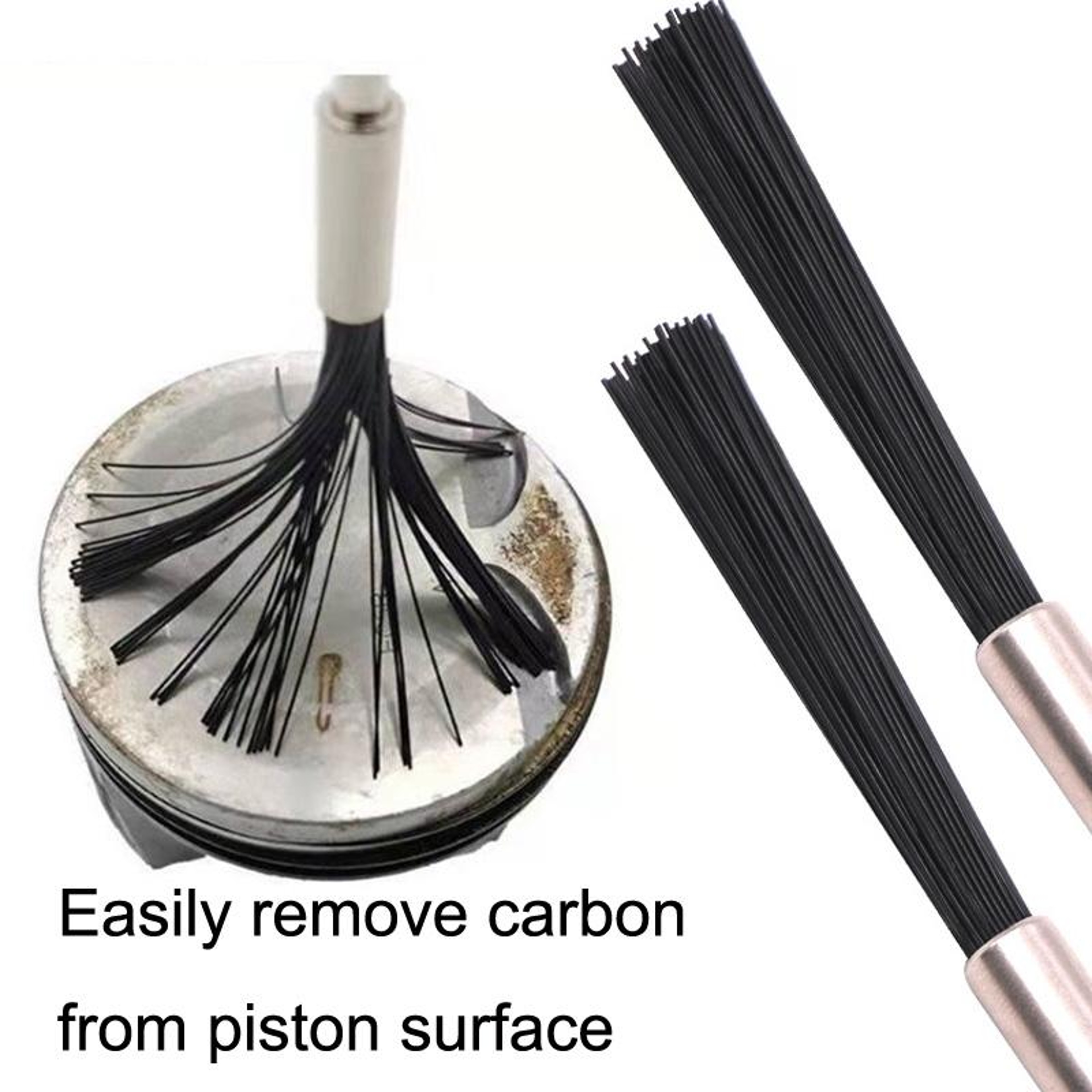 Engine Carbon Cleaning Brush Head Replacement for Cylinder Carbon Deposit Remover Tool – view 6