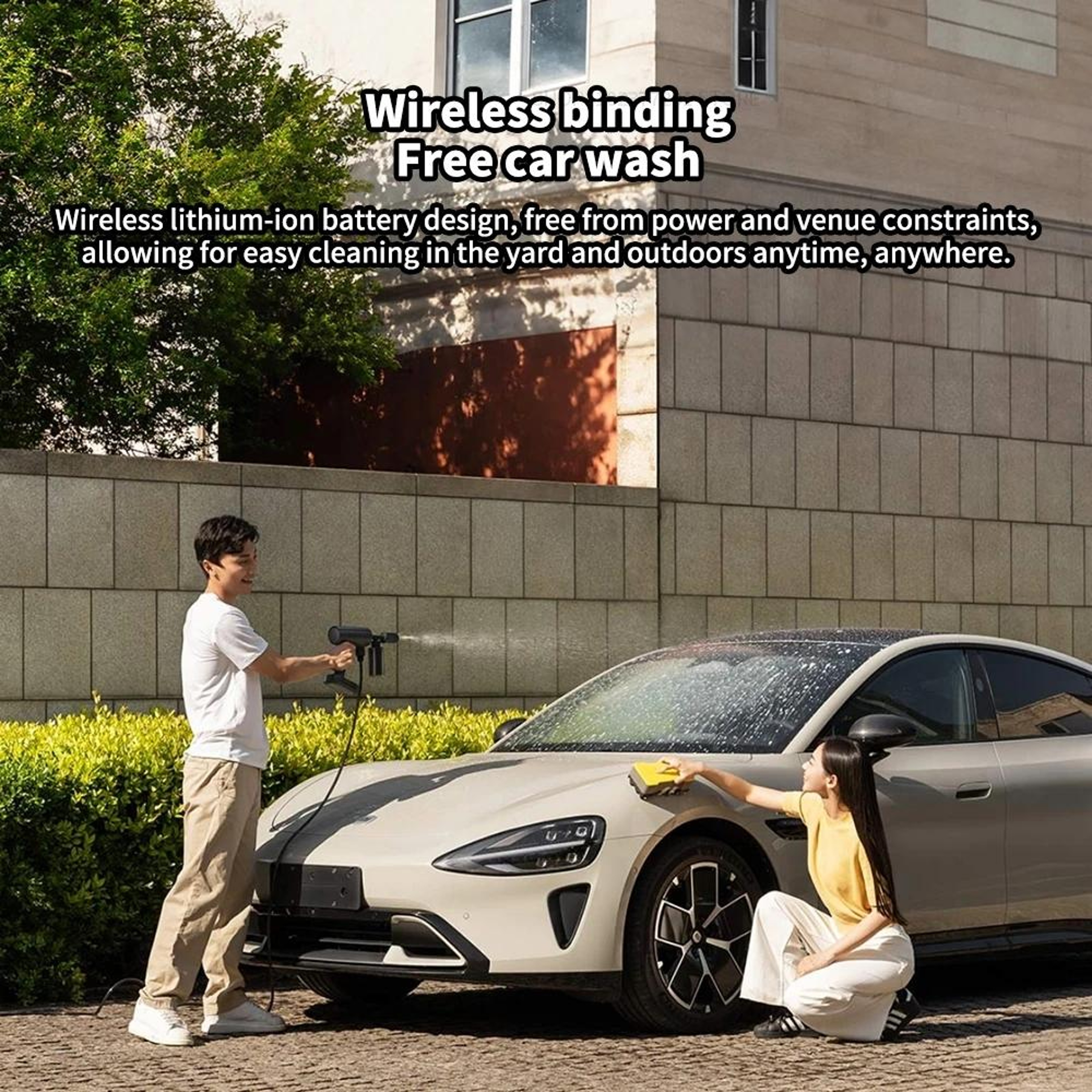 Xiaomi Mijia Cordless Pressure Washer Portable Wireless Car Washer with High Pressure Cleaning – view 4