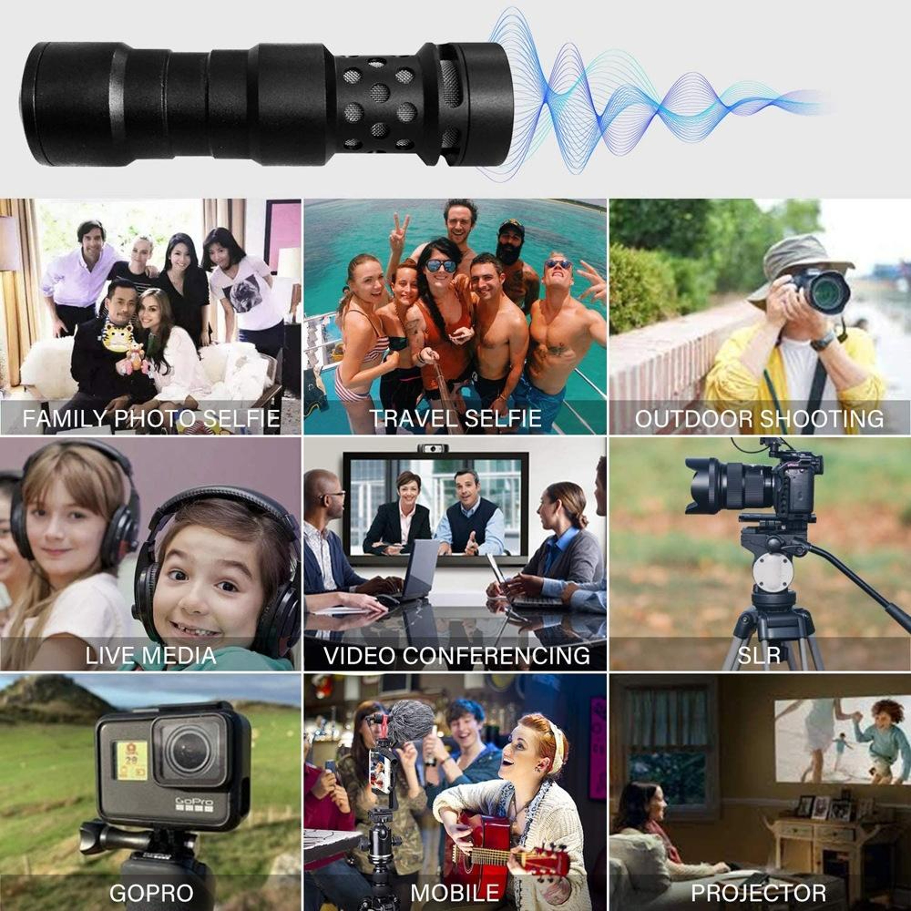 Interview Microphone For Smartphone Camera And PC Plug And Play Recording Mic 5