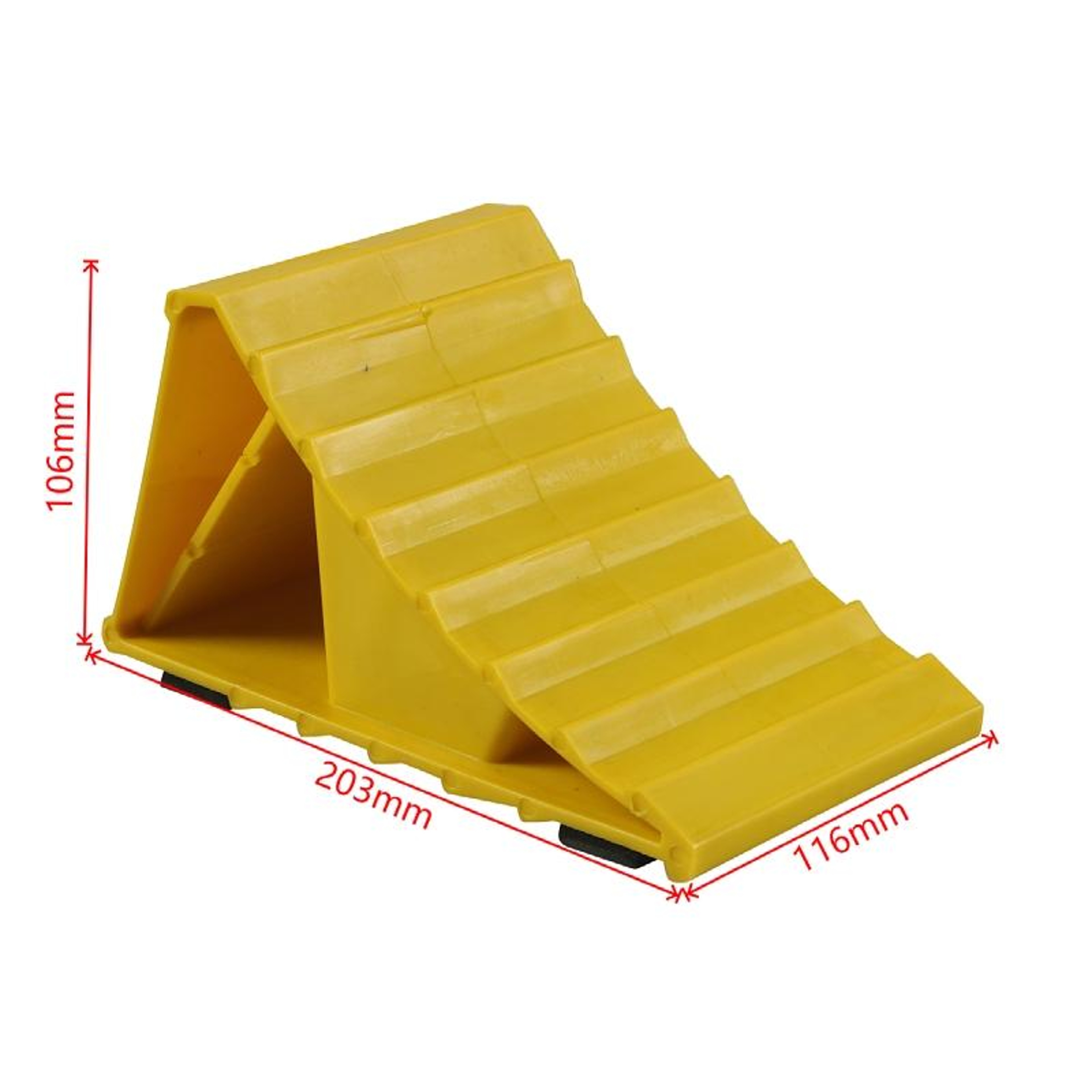 Portable Car Wheel Chock Heavy Duty Tire Stopper Anti Slip Parking Safety Block – view 4