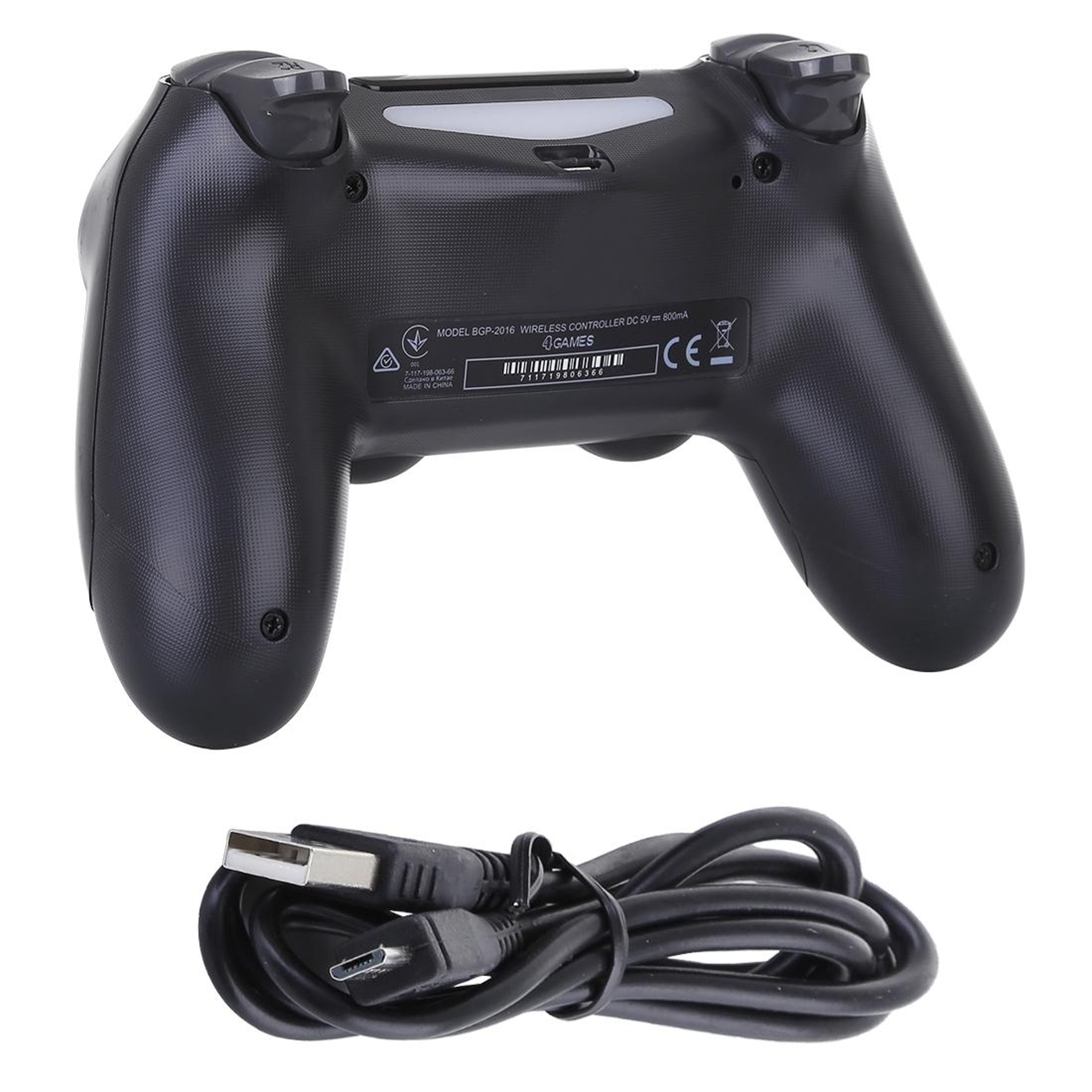 Wireless Bluetooth PS4 Controller With Touchpad Dual Vibration And Snowflake Buttons 1