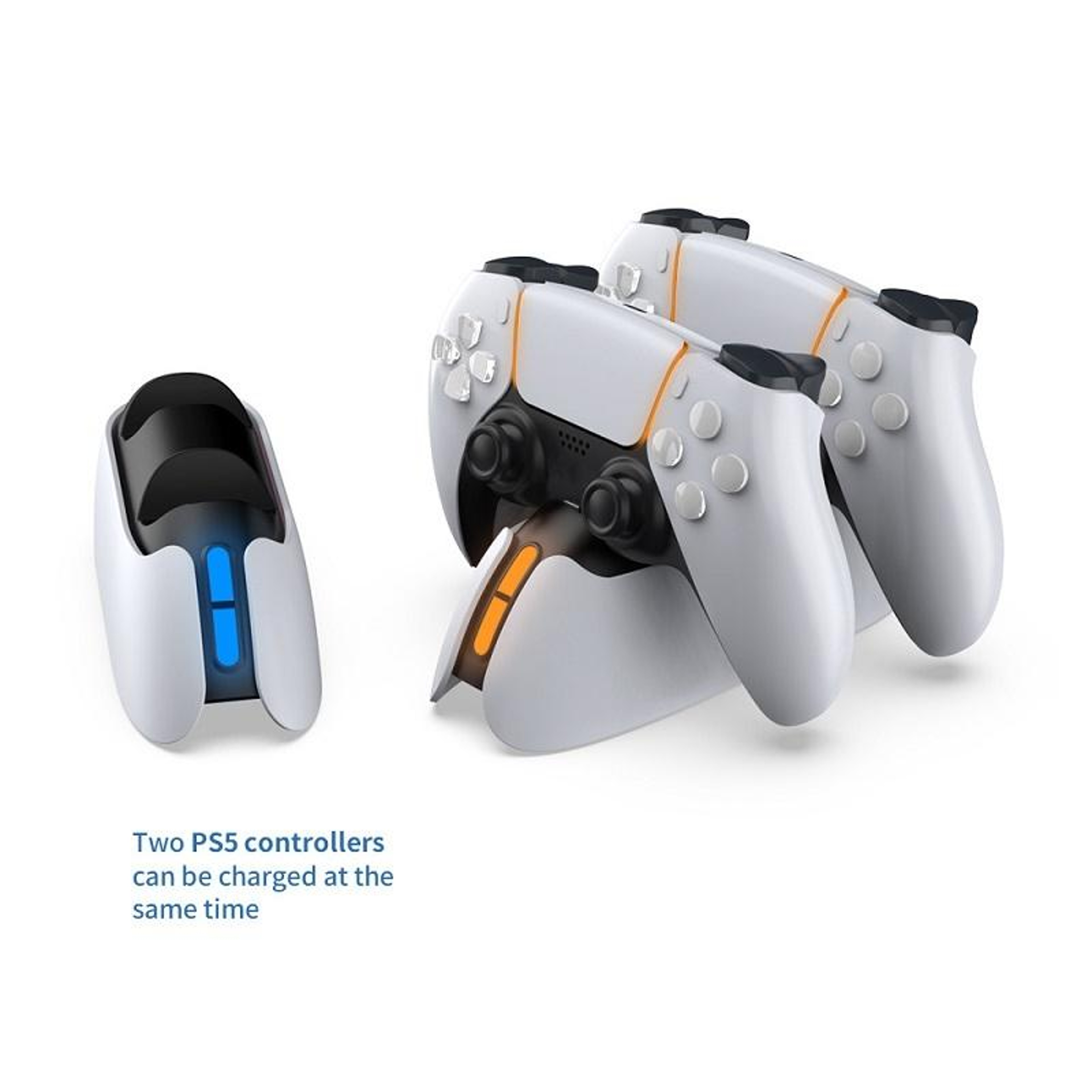 DOBE TP505103 PS5 Controller Charging Station With LED Indicator DualSense Dock 3
