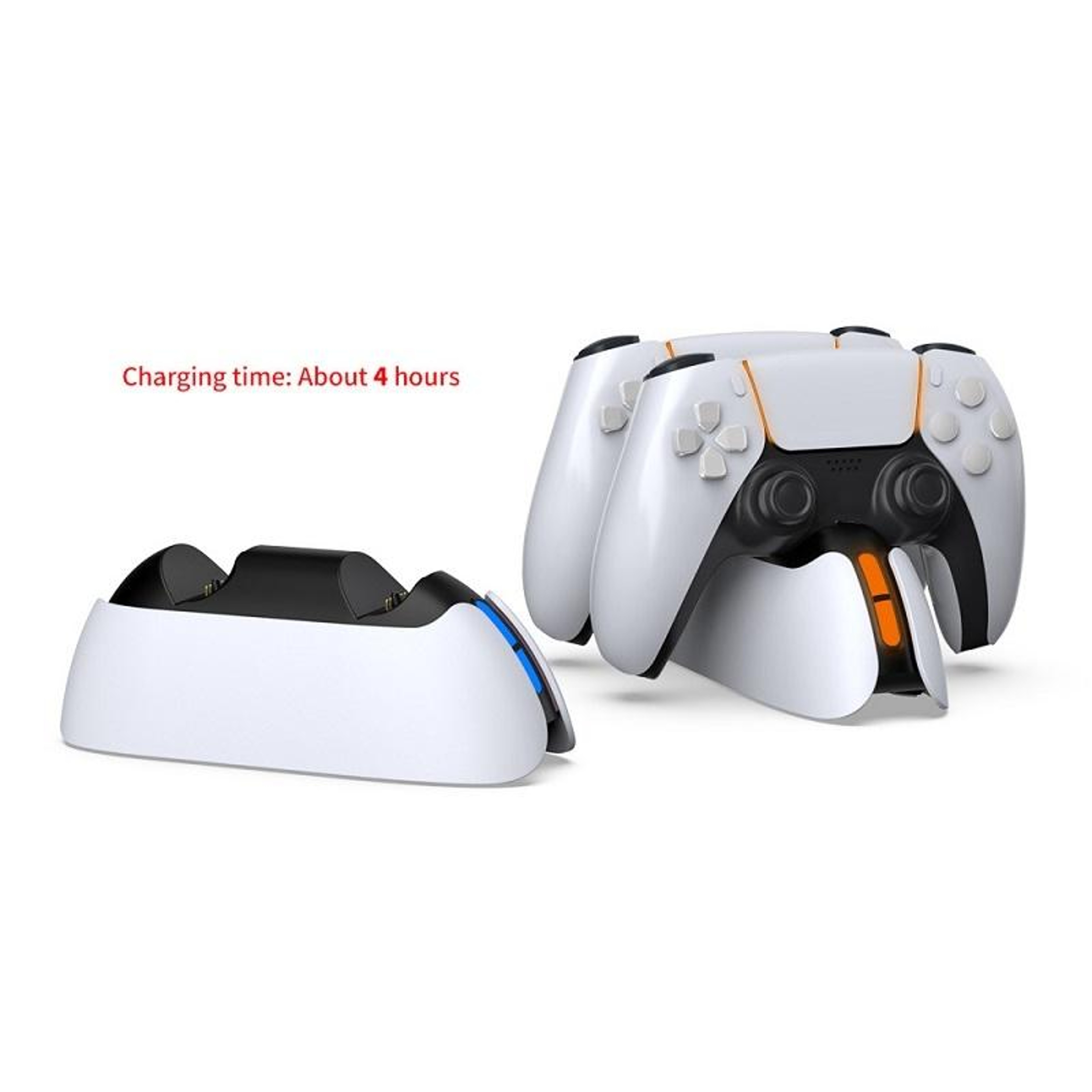 DOBE TP505103 PS5 Controller Charging Station With LED Indicator DualSense Dock 5