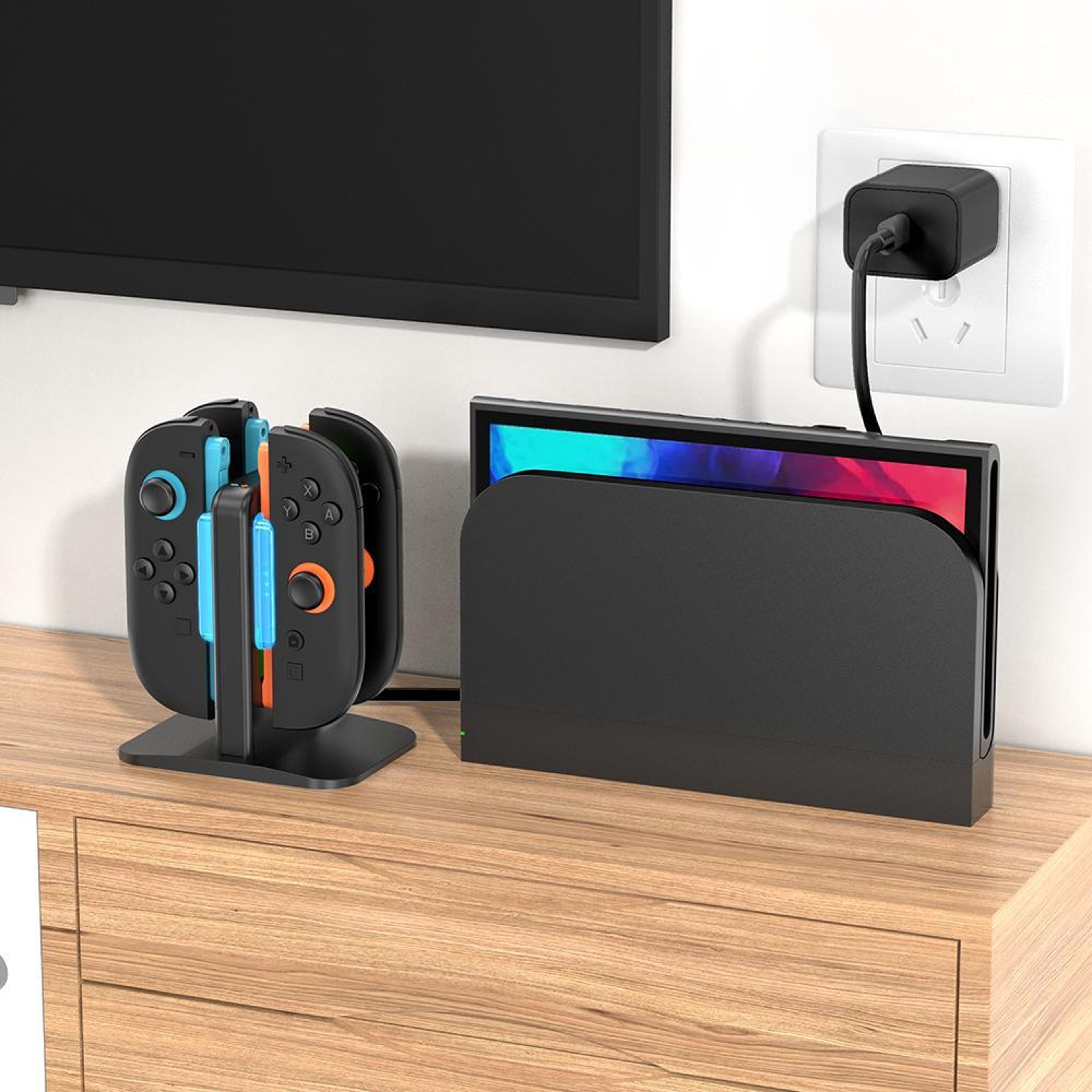 Nintendo Switch Controller Charger Magnetic Charging Dock Station – view 5