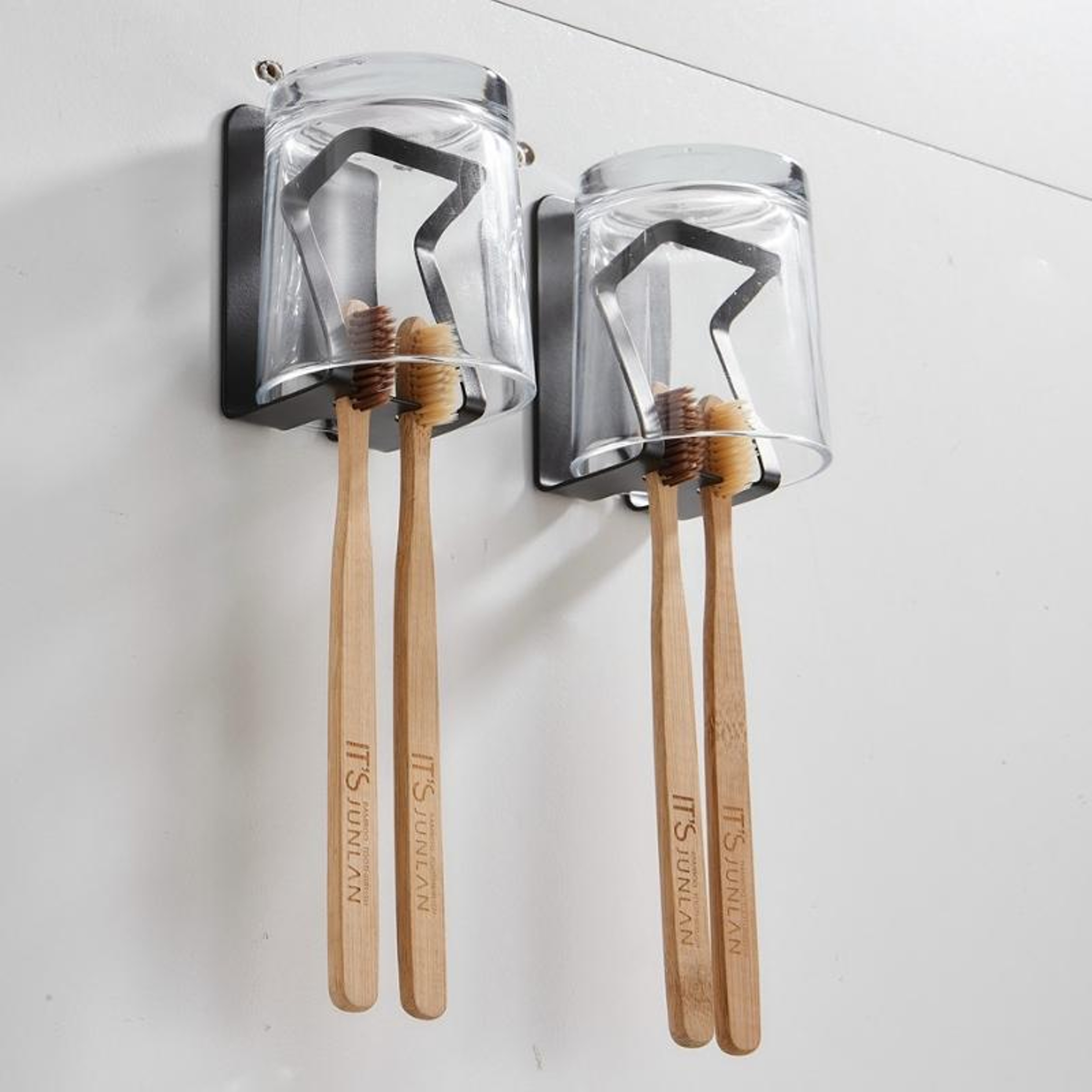 Stainless Steel Toothbrush Holder Wall Mounted Toothbrush Rack Bathroom Organizer 4
