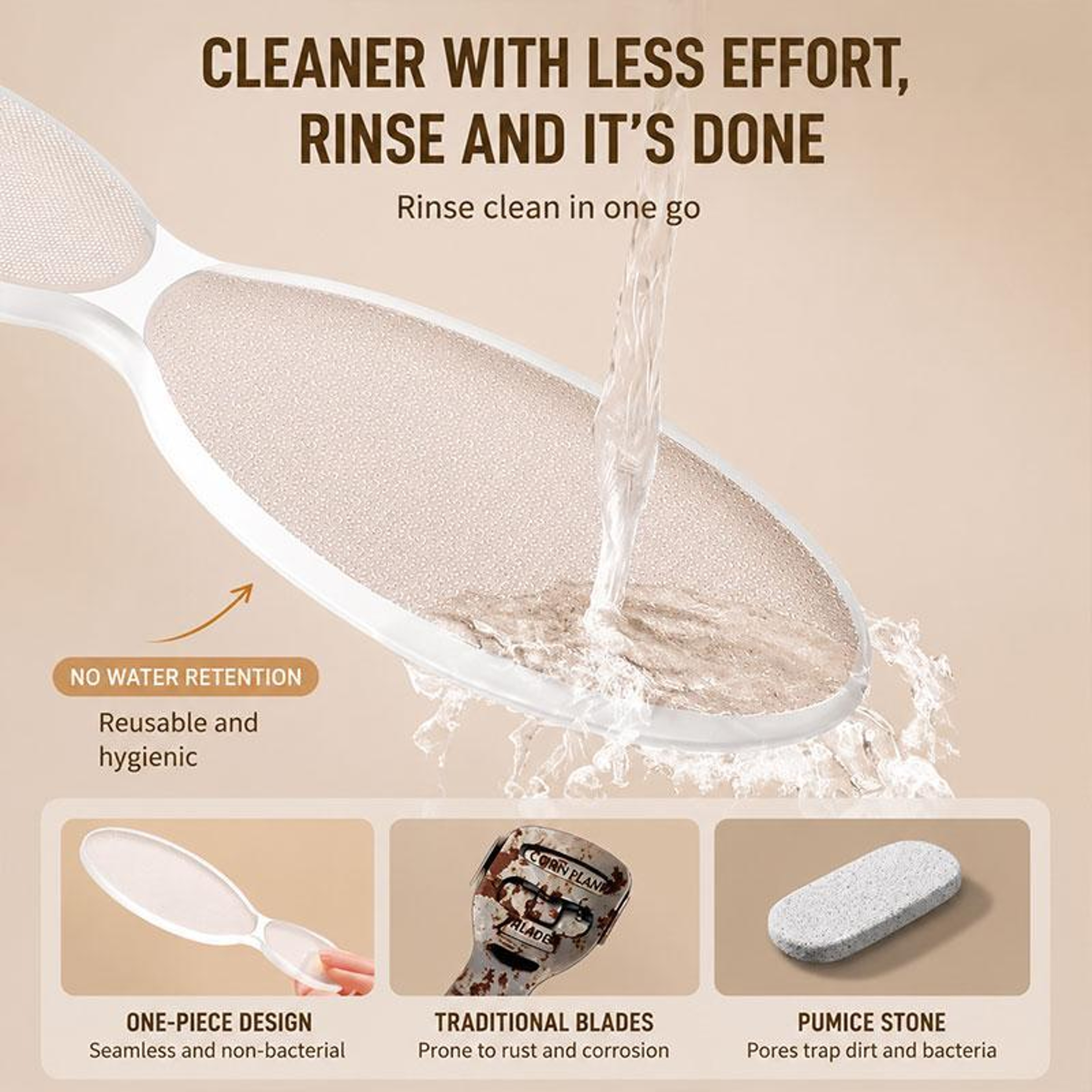 Nano Glass Foot File Foot Callus Remover for Smooth Soft Heels and Dry Cracked Feet – view 5