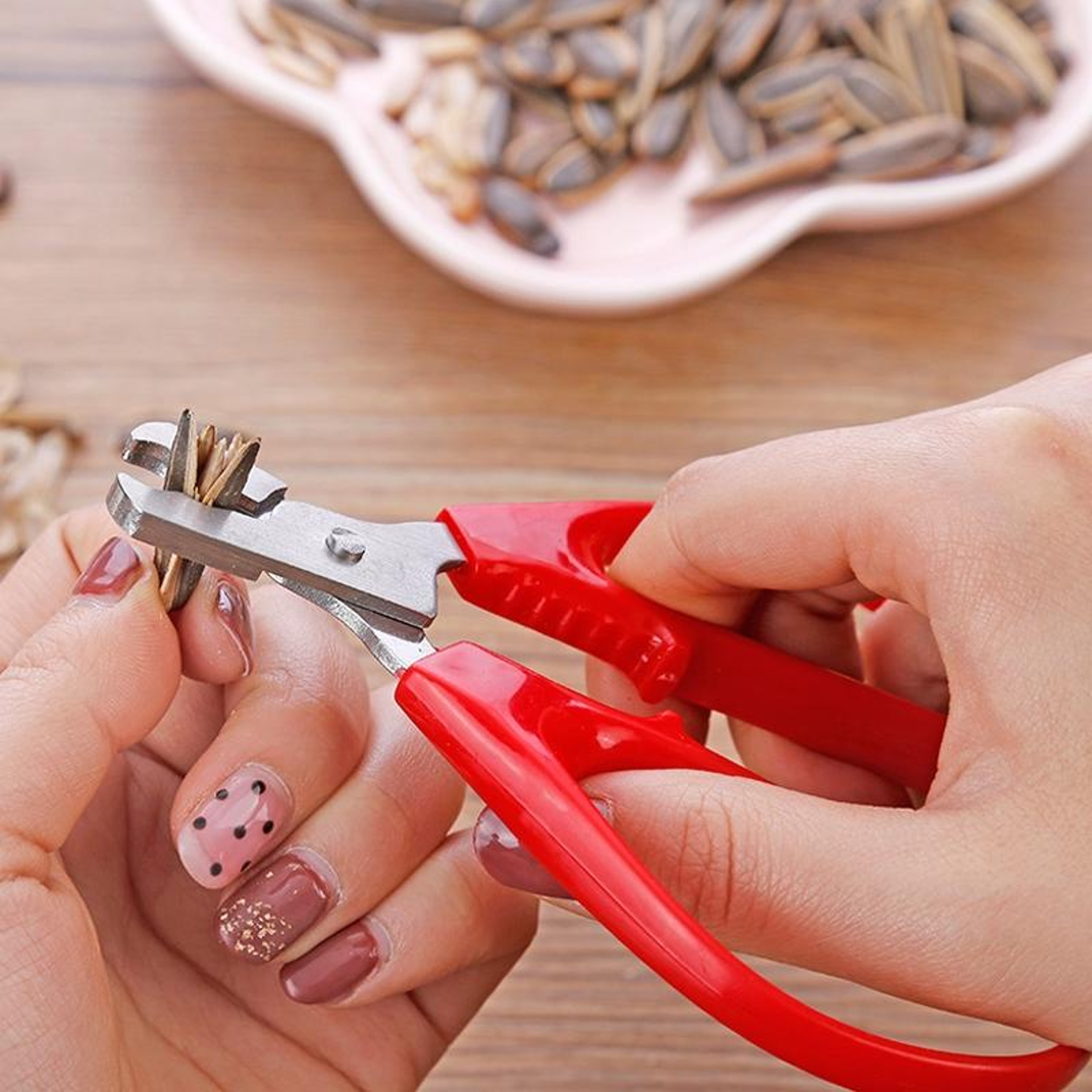 Stainless Steel Peanut Sheller Nut Cracker Tool for Pine Nuts Melon Seeds and Small Nuts – view 6