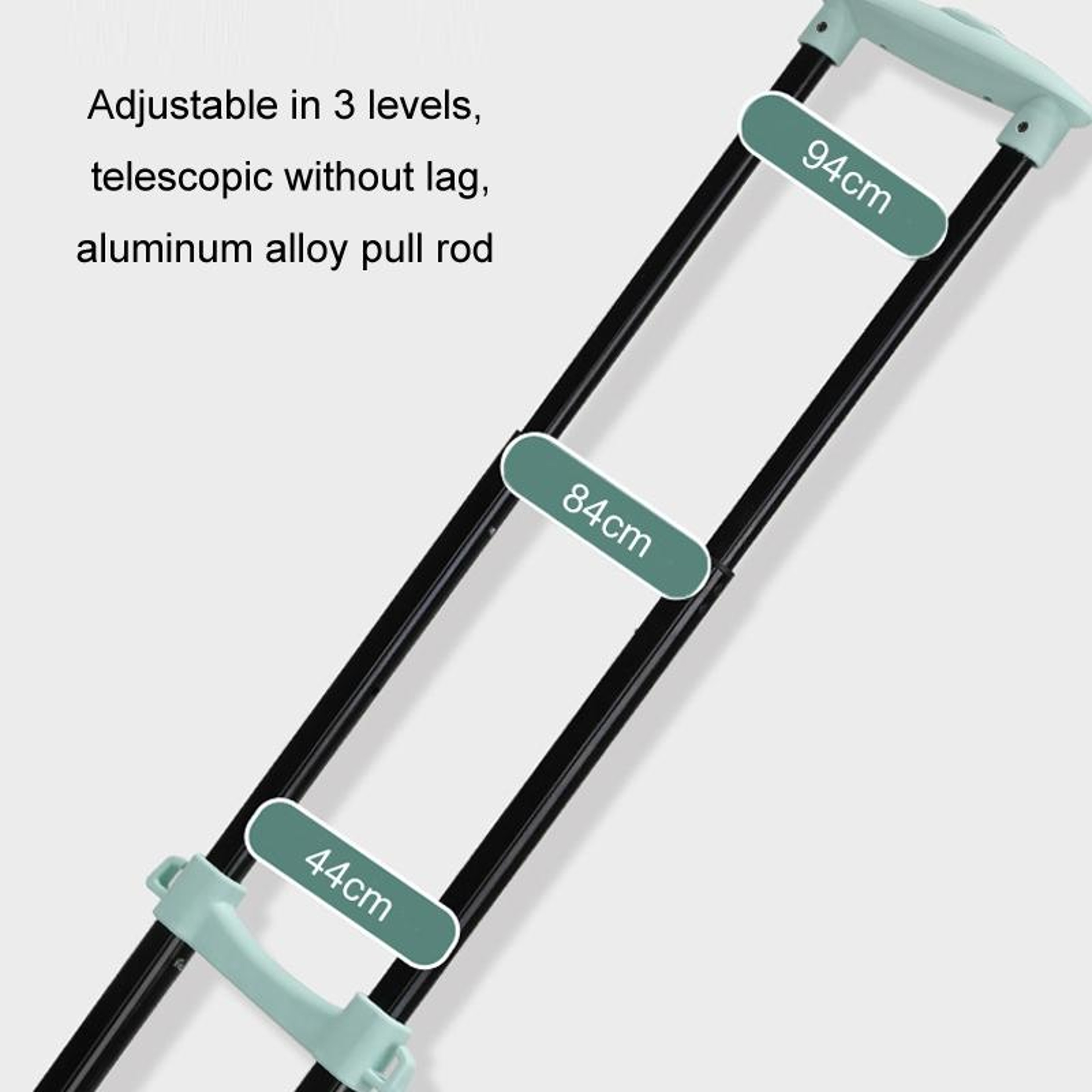 Portable Folding Shopping Cart with Wheels Heavy Duty Collapsible Grocery Utility Cart – view 4