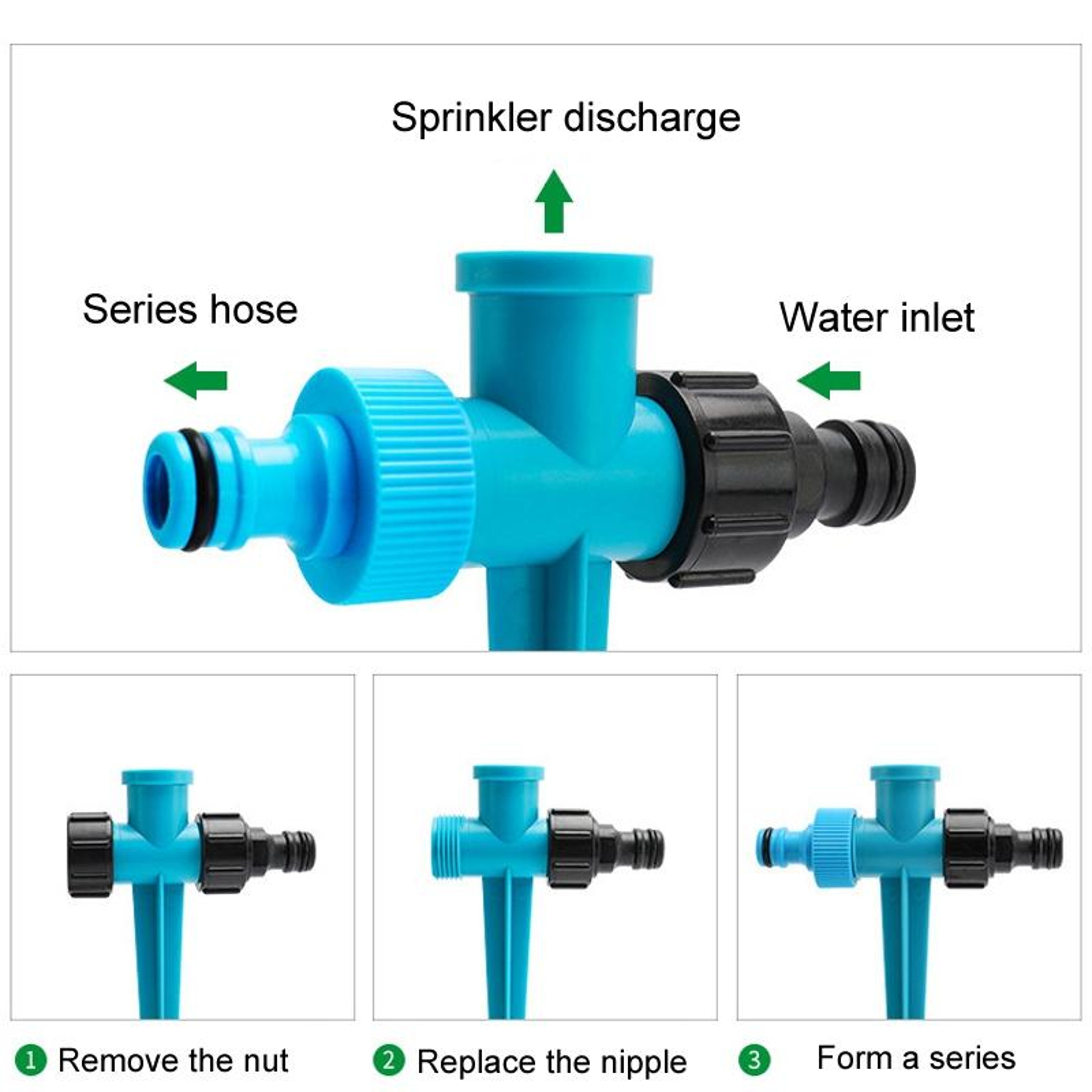 Rotating Garden Lawn Sprinkler Automatic Water Sprinkler For Yard Irrigation 4