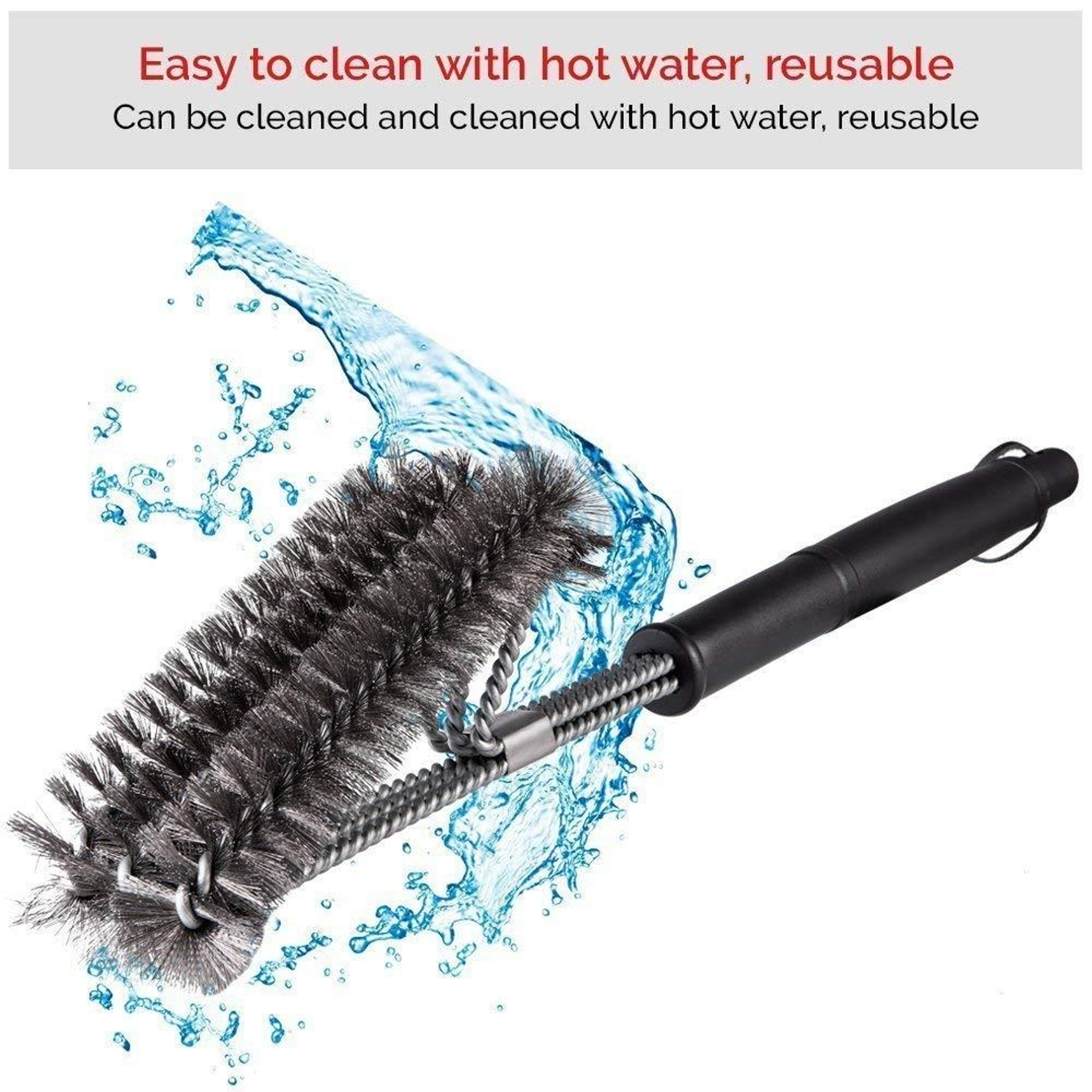 Grill Cleaning Brush Wire BBQ Grill Brush For Barbecue Grill Grates And Grill Pans 4