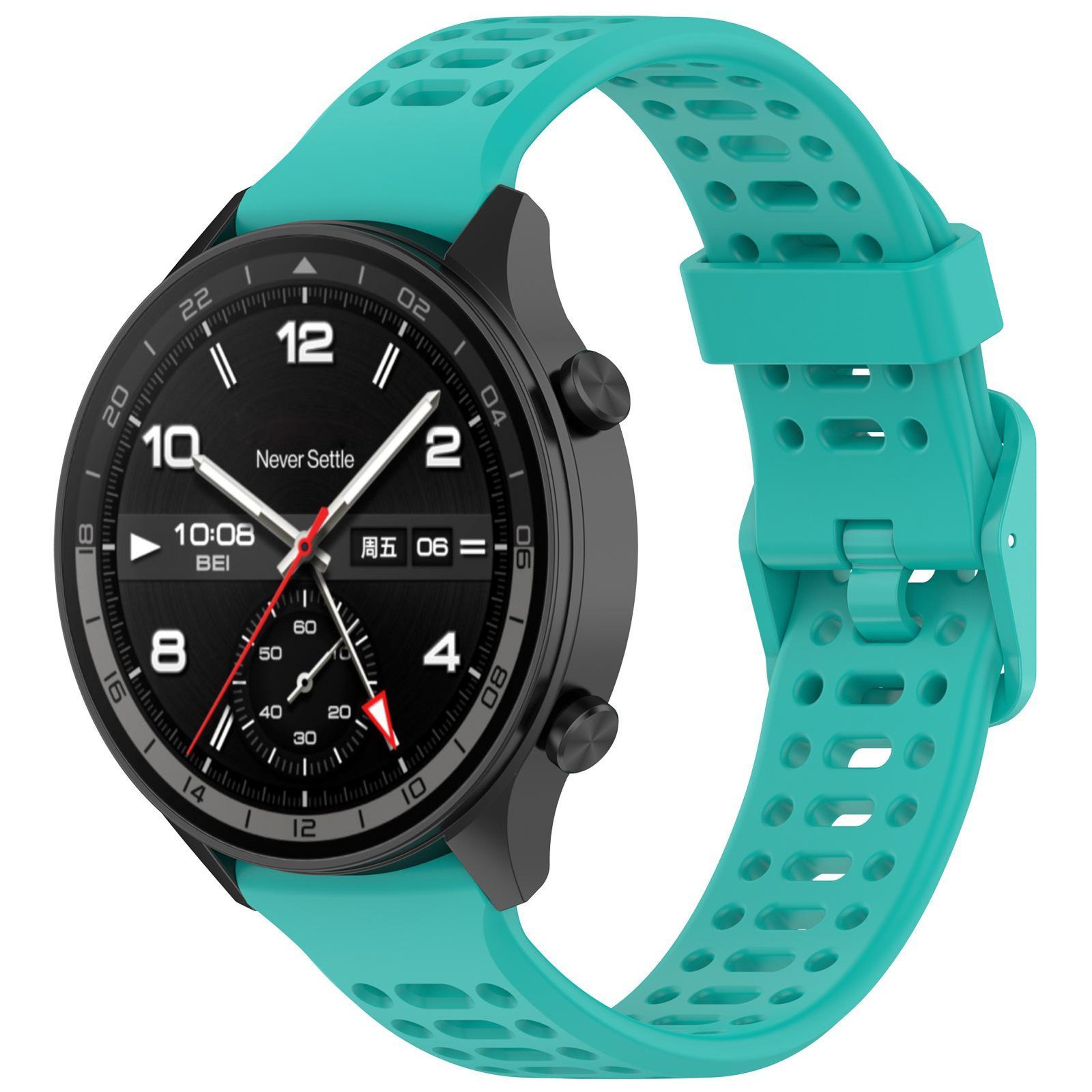 Watch Sport Band Breathable Silicone Watch Band Soft Replacement Sport Watch Strap 8