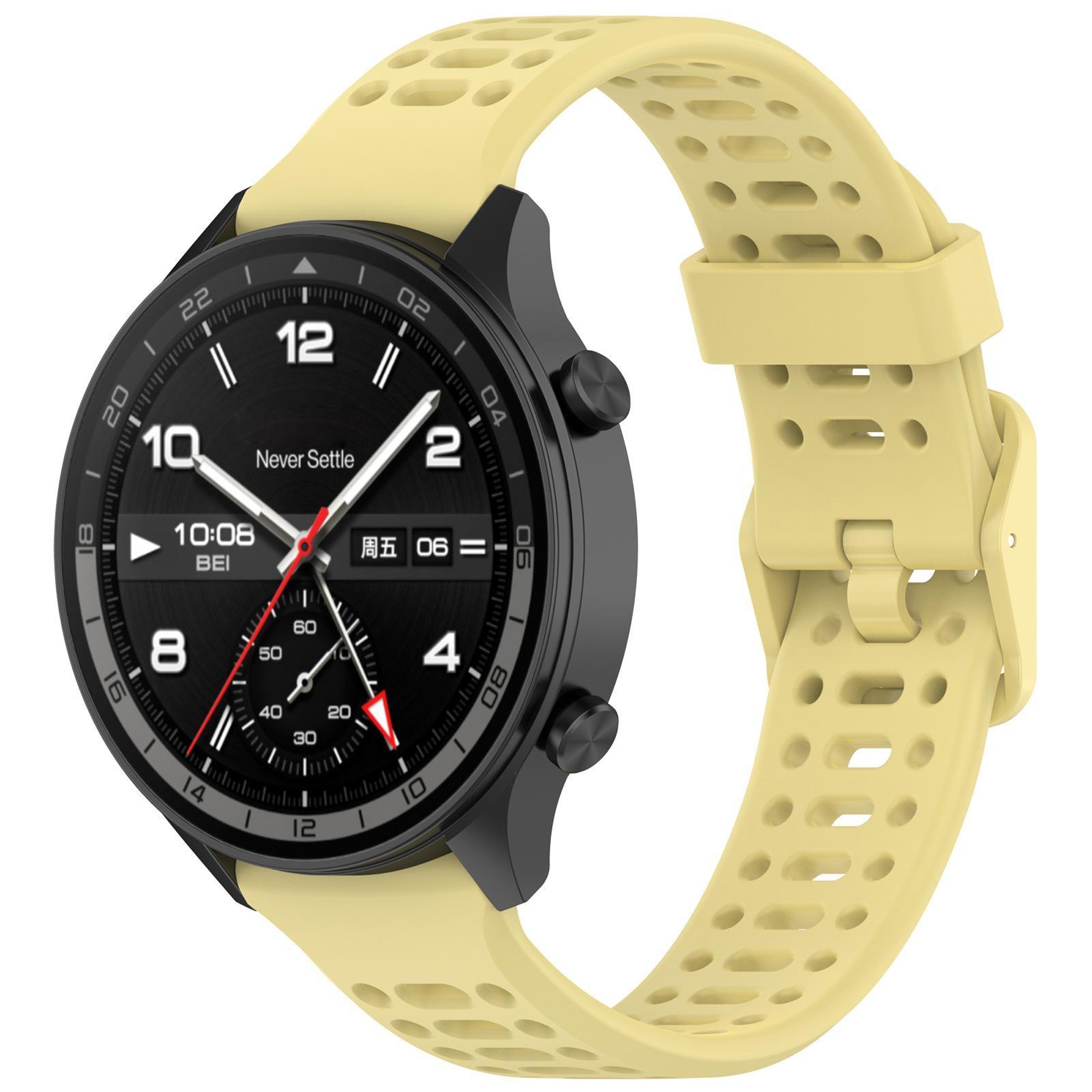 Watch Sport Band Breathable Silicone Watch Band Soft Replacement Sport Watch Strap 13