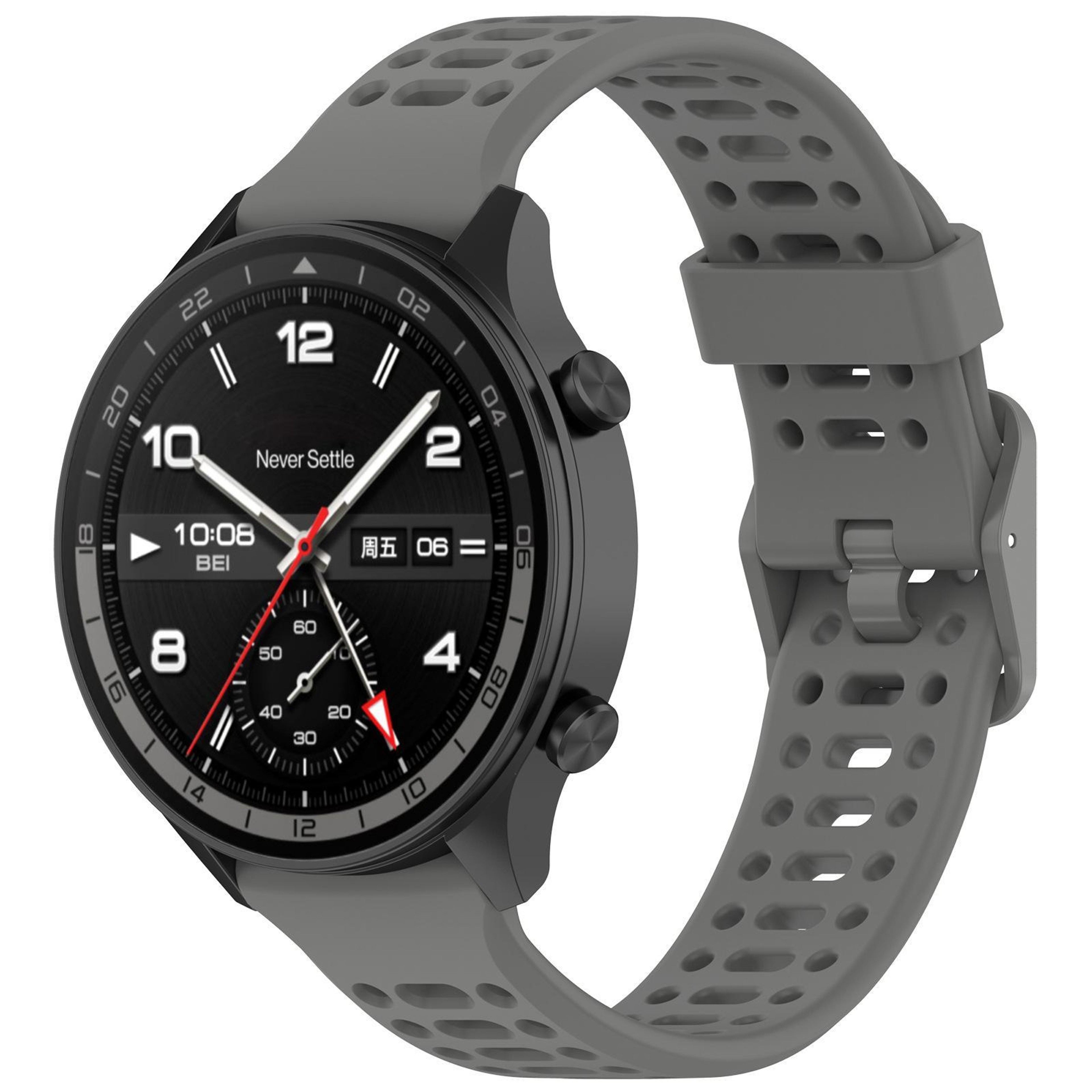 Watch Sport Band Breathable Silicone Watch Band Soft Replacement Sport Watch Strap 14