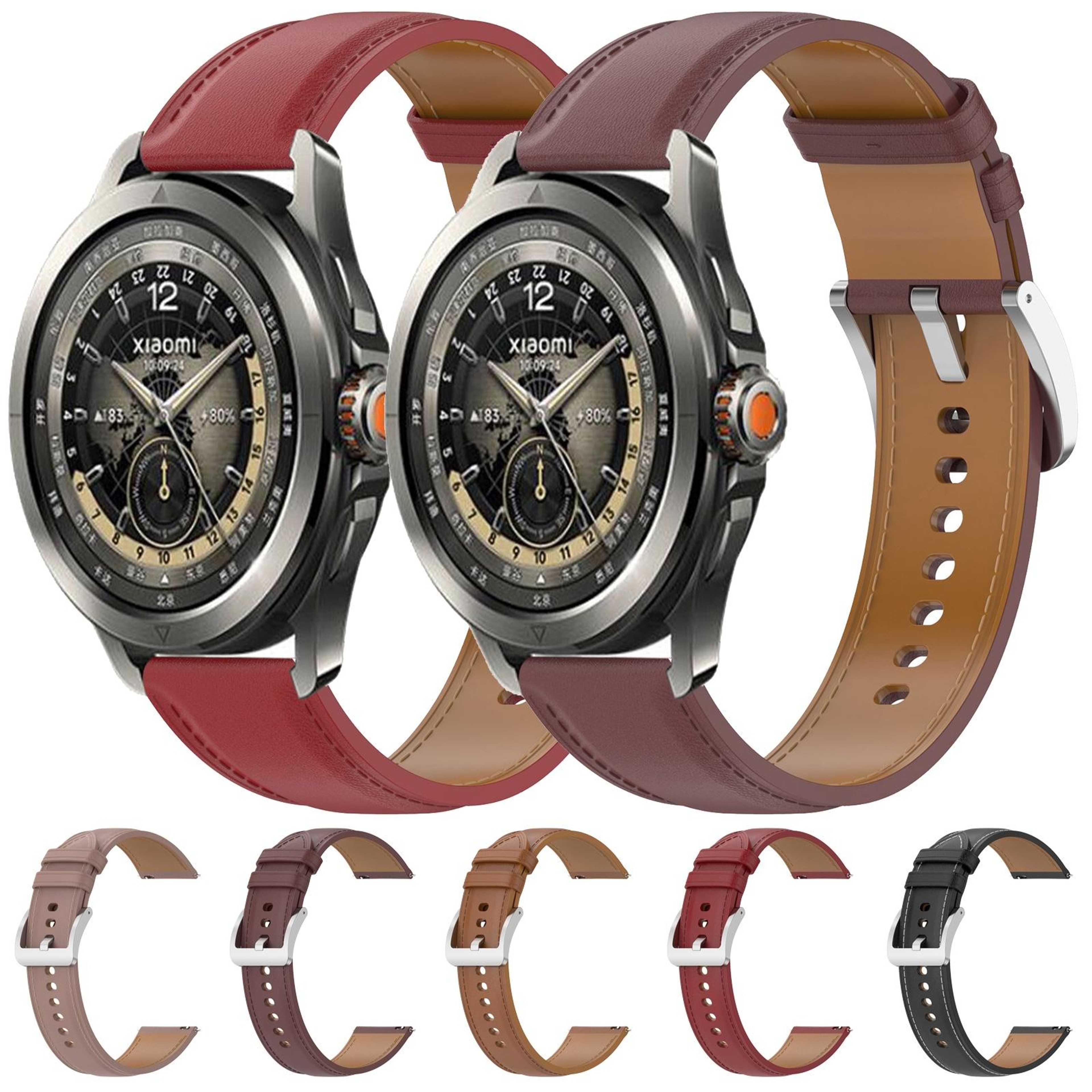 Xiaomi Watch S4 Band Genuine Leather Watch Strap with Stainless Steel Quick Release Buckle – view 6