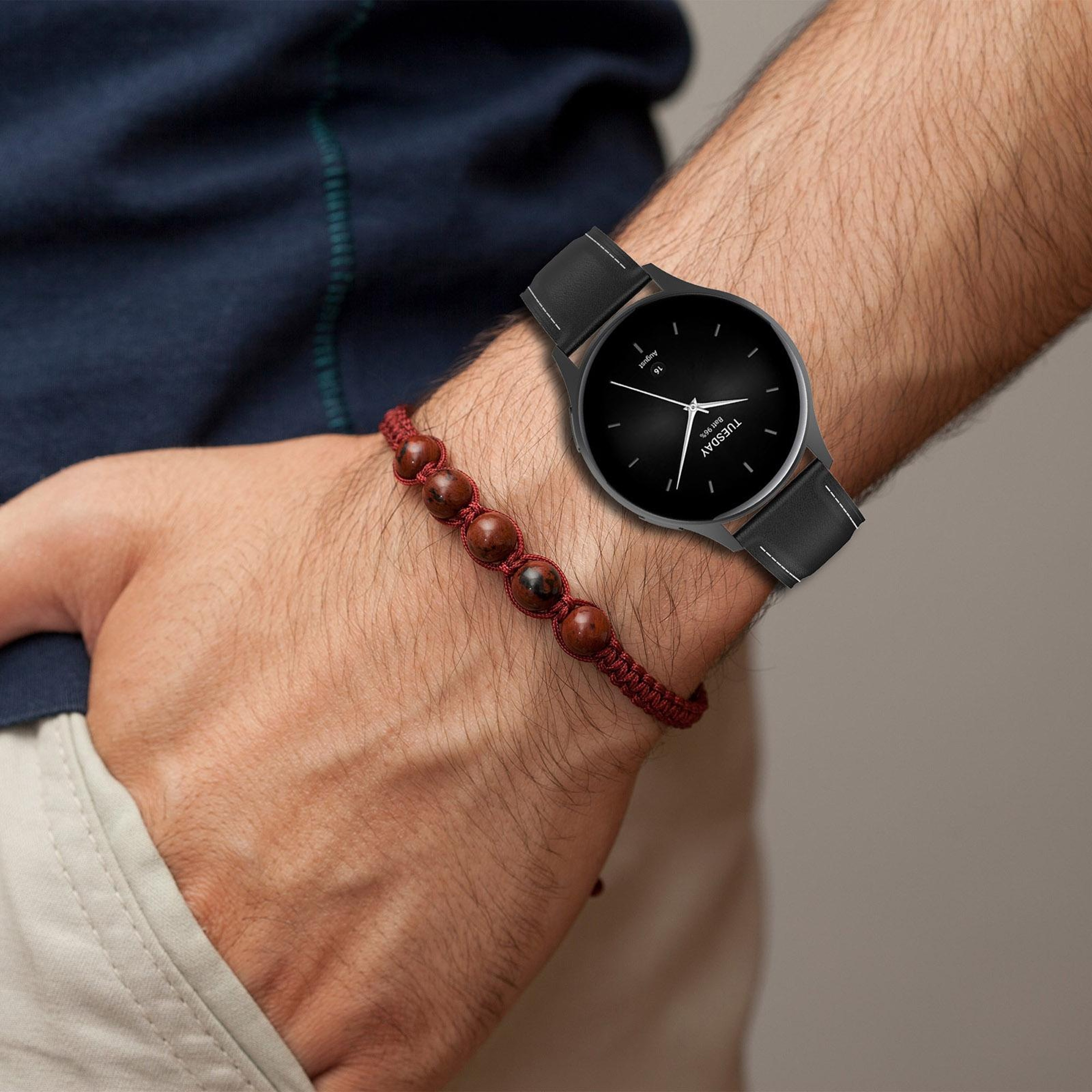 Xiaomi Watch S4 Band Genuine Leather Watch Strap with Stainless Steel Quick Release Buckle – view 9