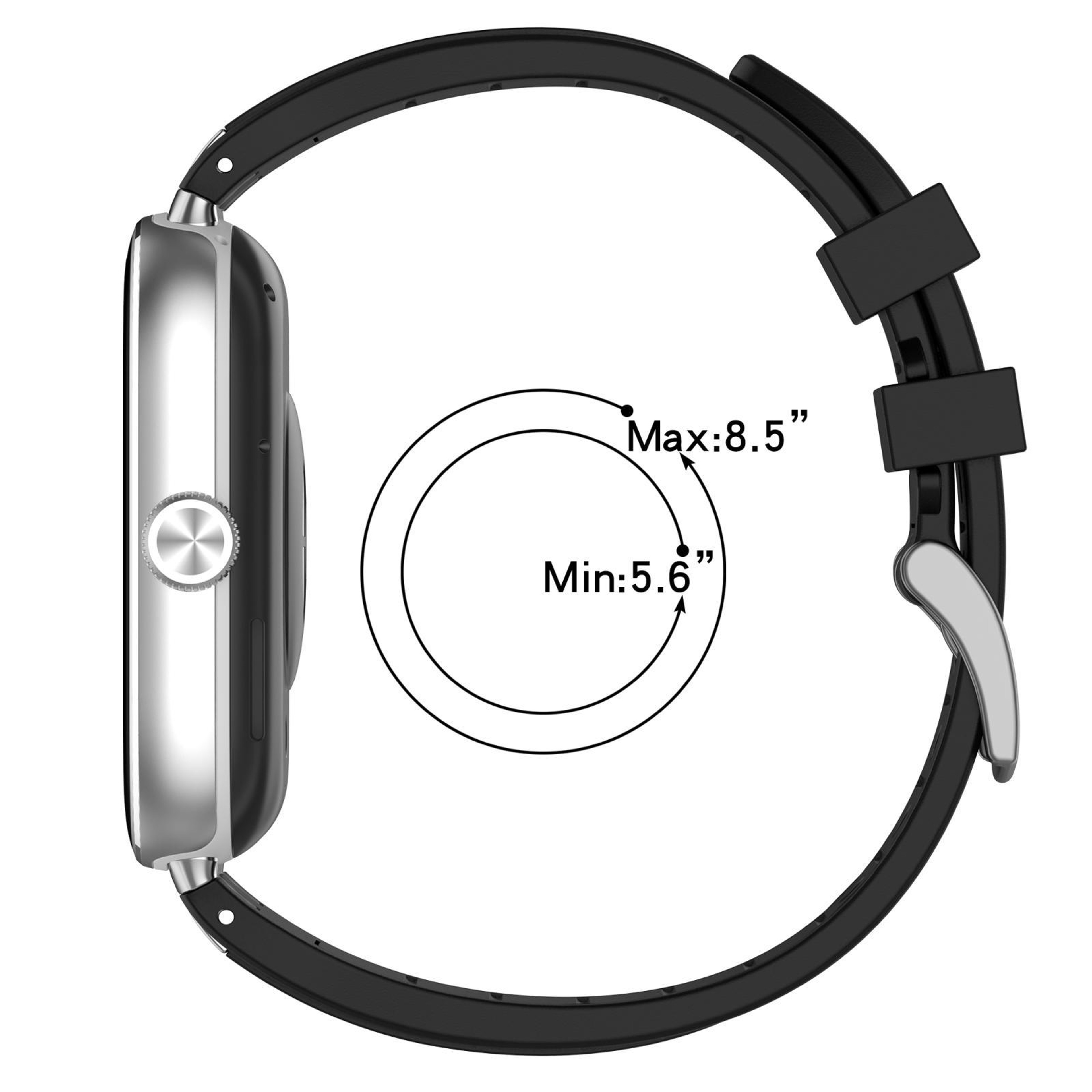 Silicone Watch Band for Xiaomi Band 10 Pro Redmi Watch 6 5 with Premium Metal Connectors – view 7