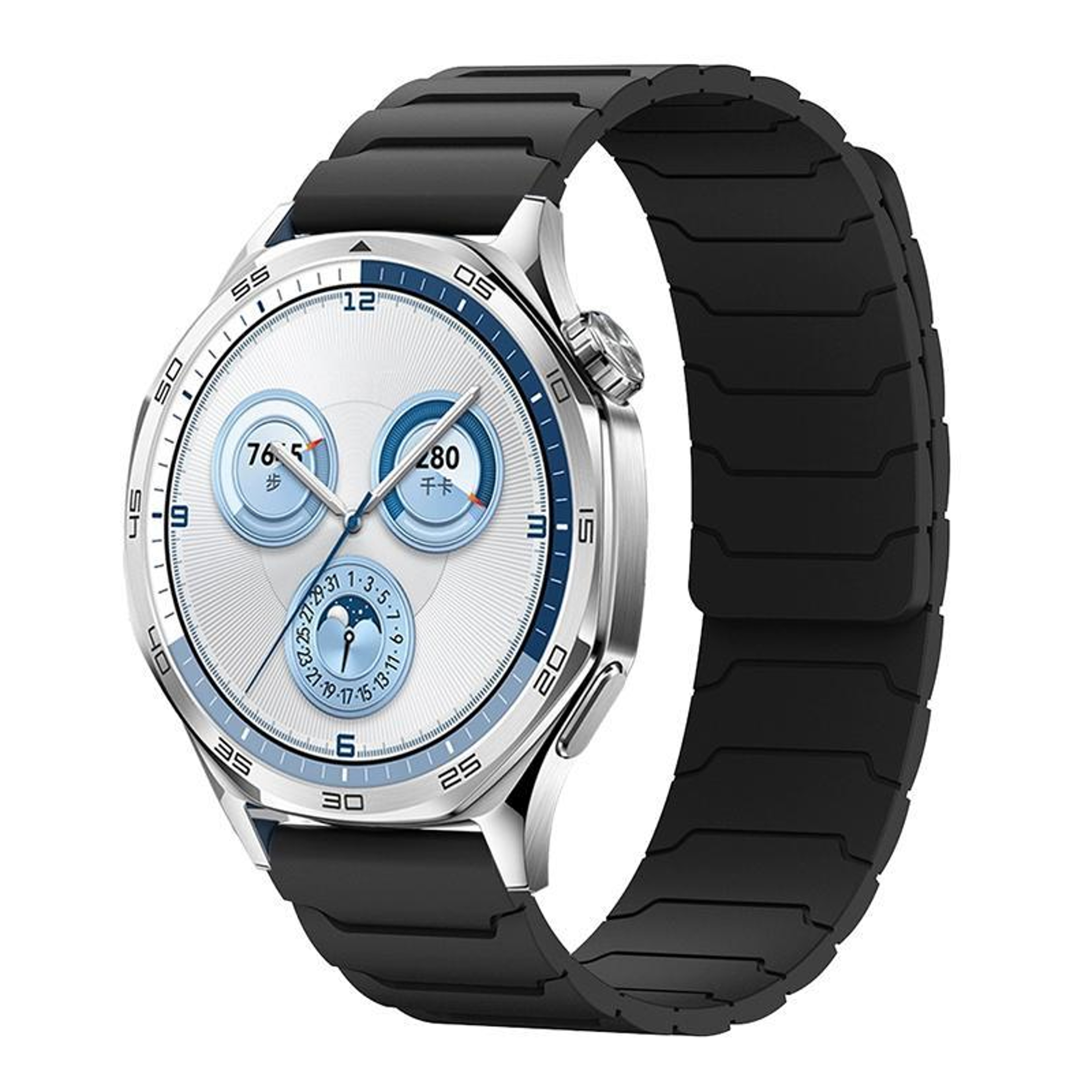 XDfind Magnetic Silicone Watch Band For Huawei Watch GT5 Band GT4 Soft Adjustable Strap 14