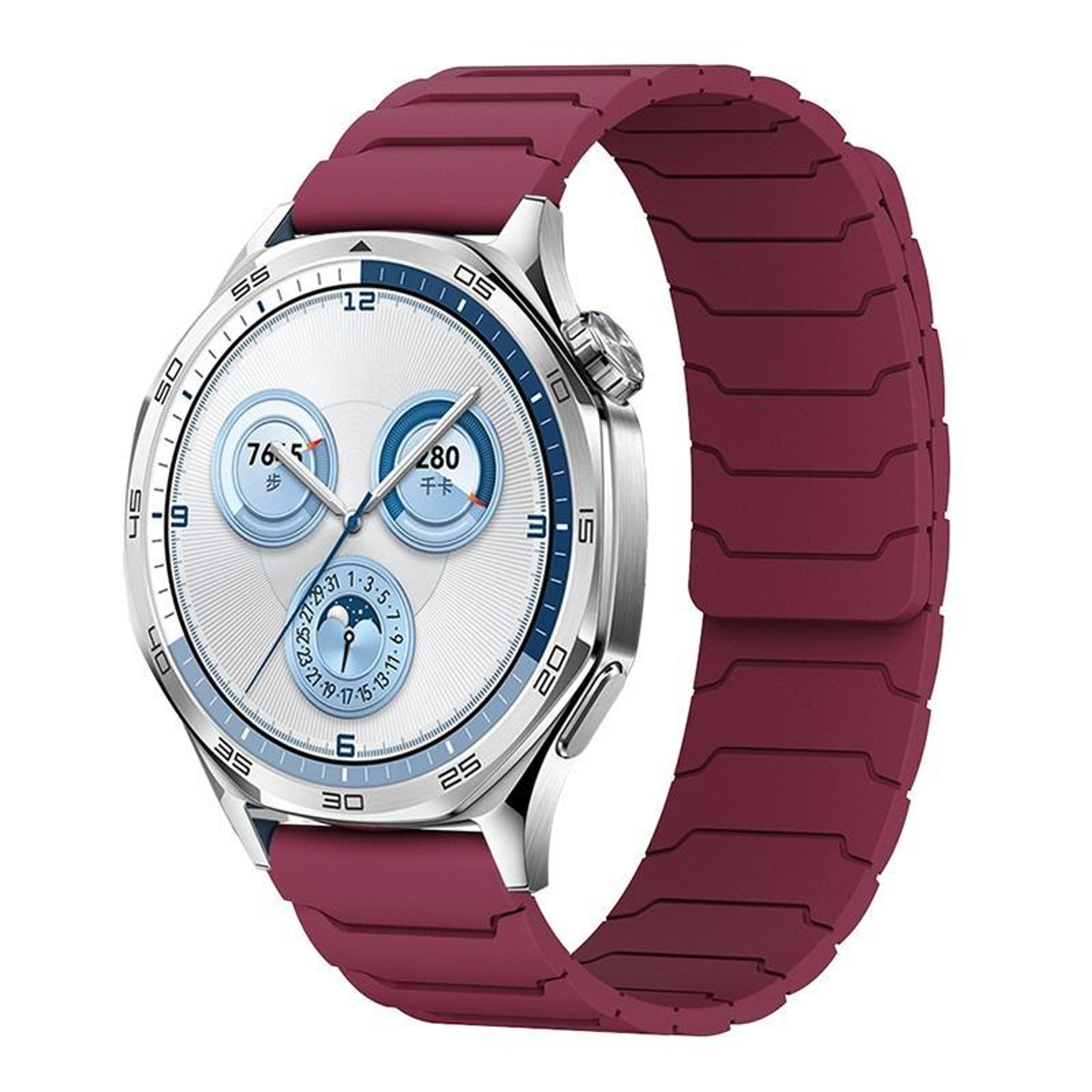 XDfind Magnetic Silicone Watch Band For Huawei Watch GT5 Band GT4 Soft Adjustable Strap 16