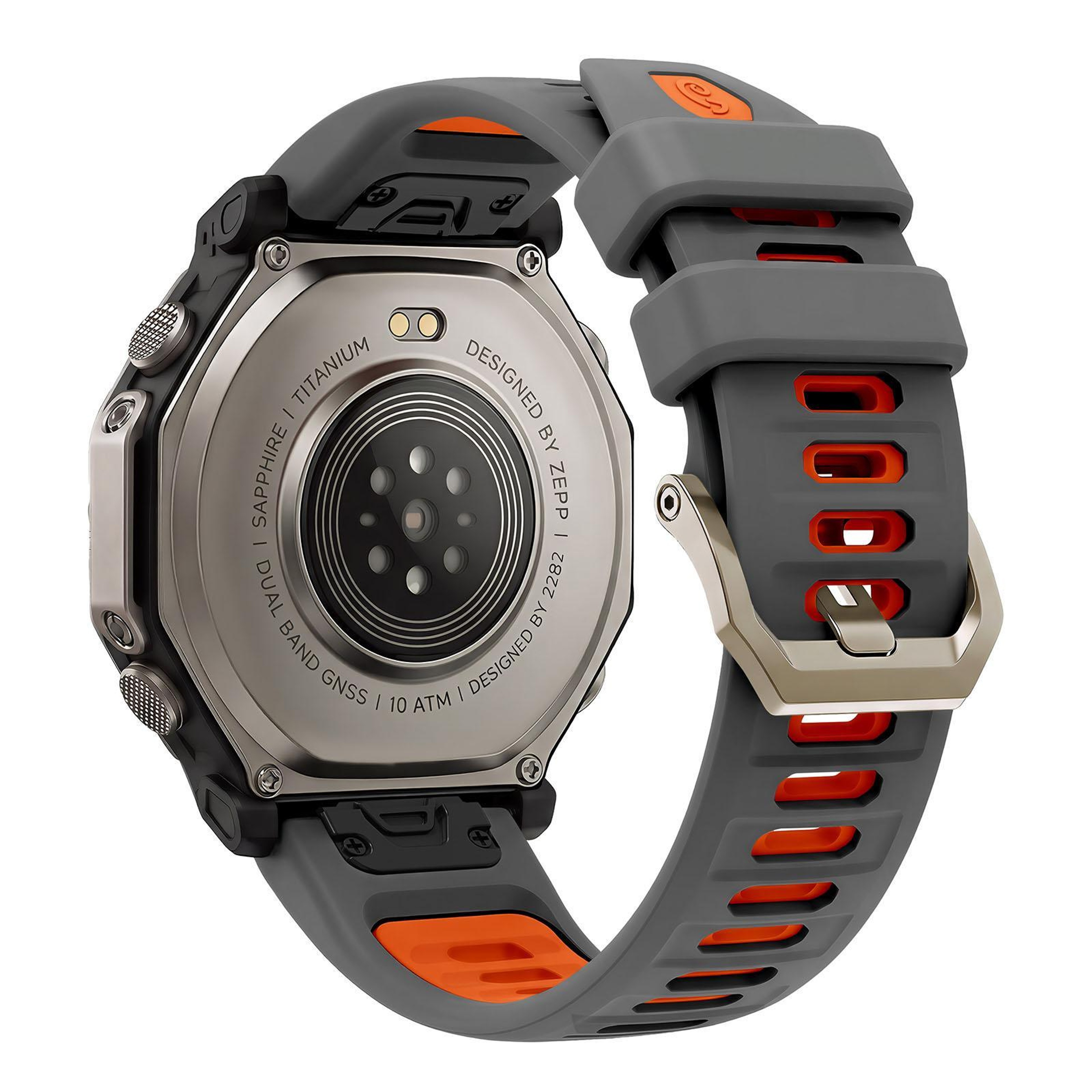 Amazfit T Rex Ultra 2 Silicone Watch Band Quick Release Wavy Sport Replacement Strap – view 2