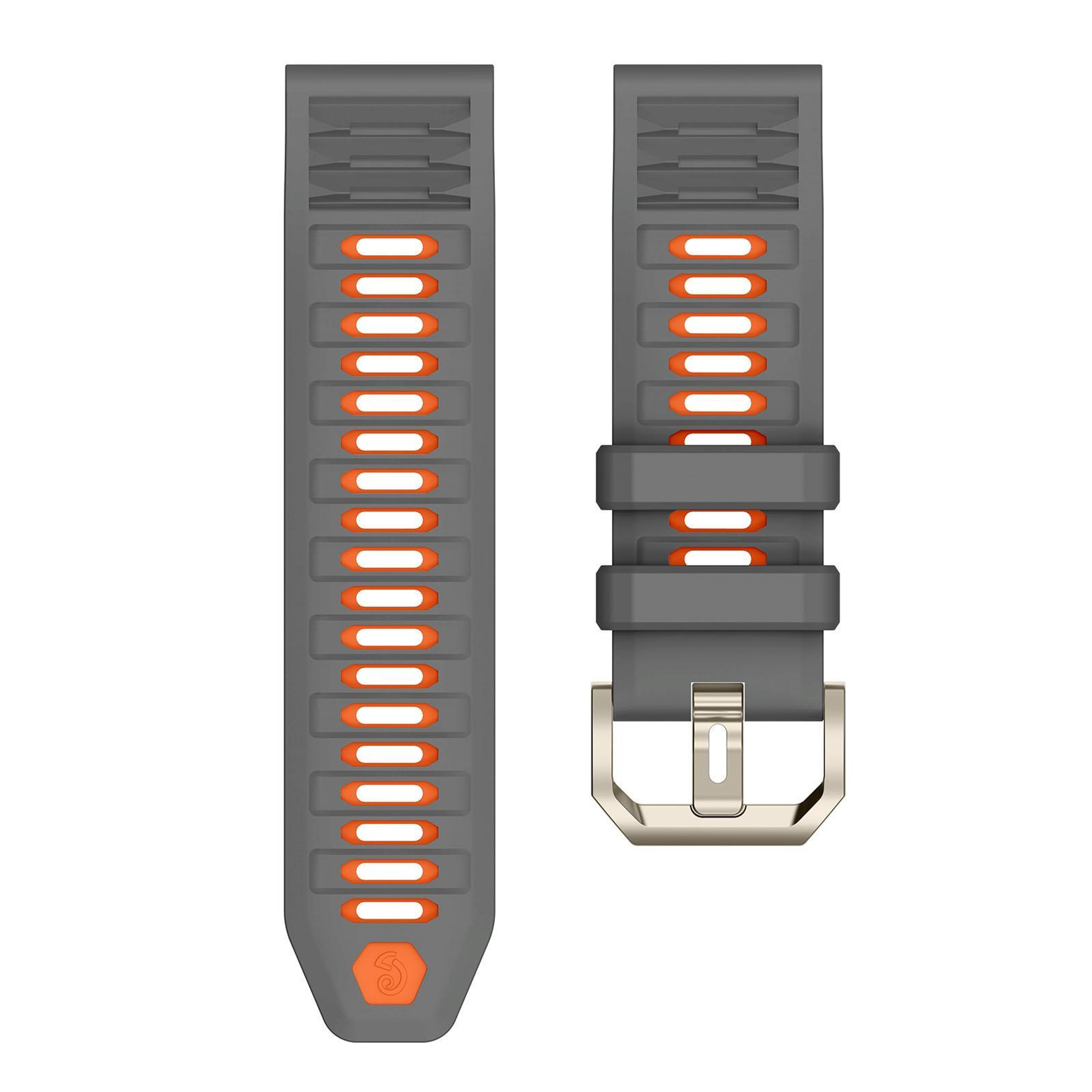 Amazfit T Rex Ultra 2 Silicone Watch Band Quick Release Wavy Sport Replacement Strap – view 4