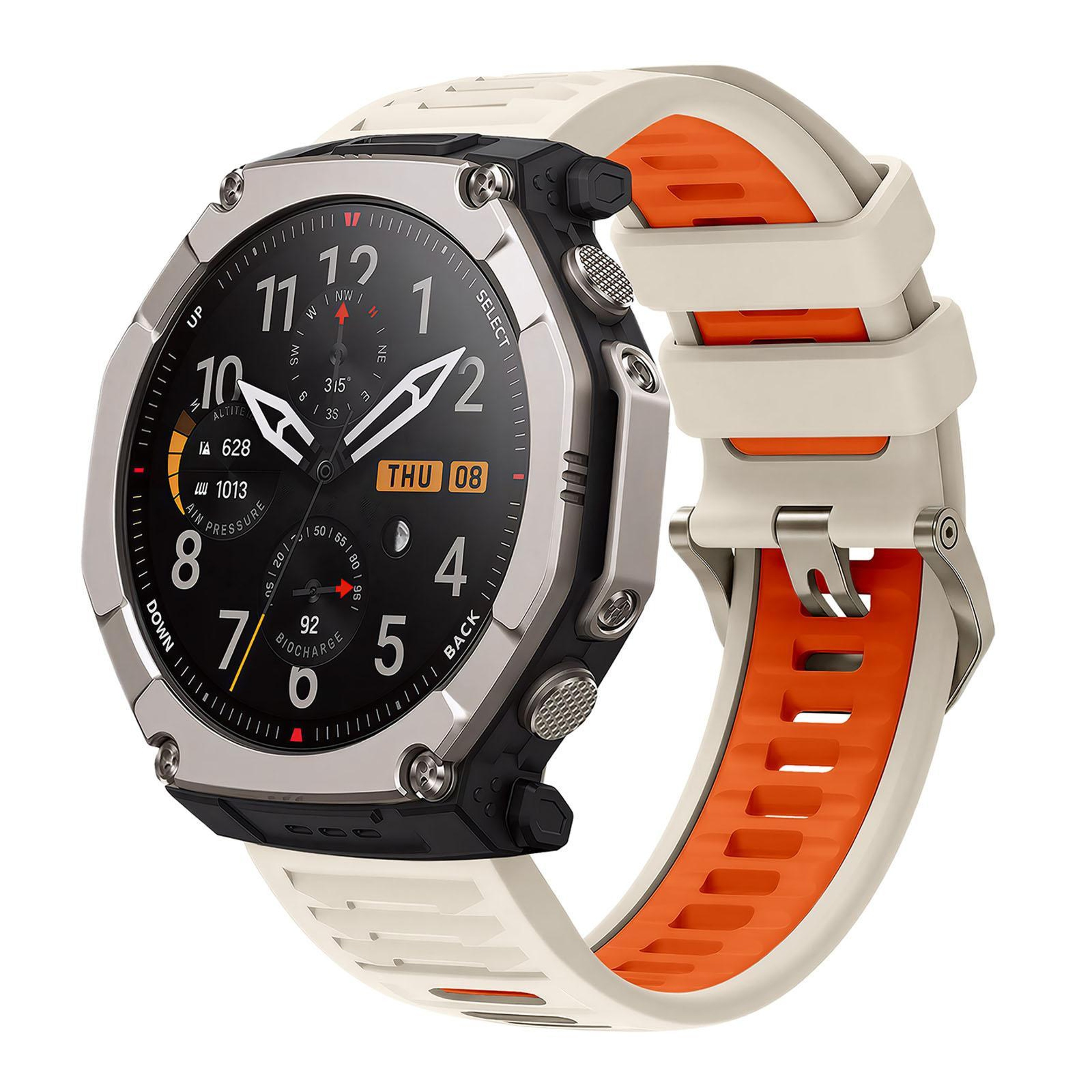 Amazfit T Rex Ultra 2 Silicone Watch Band Quick Release Wavy Sport Replacement Strap – view 16