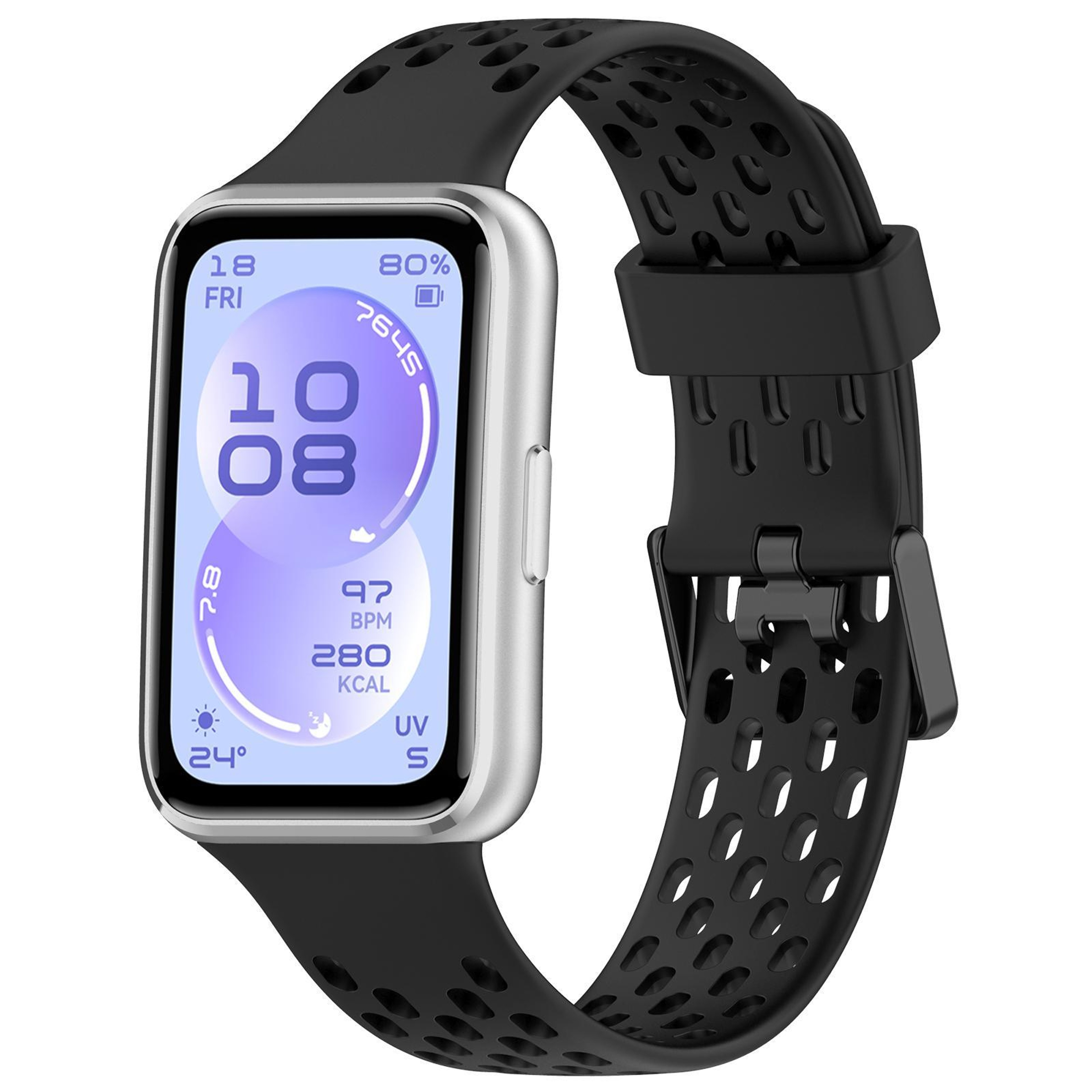 Huawei Band 11 Watch Band Breathable Silicone Sport Strap for Huawei Band 11 Pro – view 19