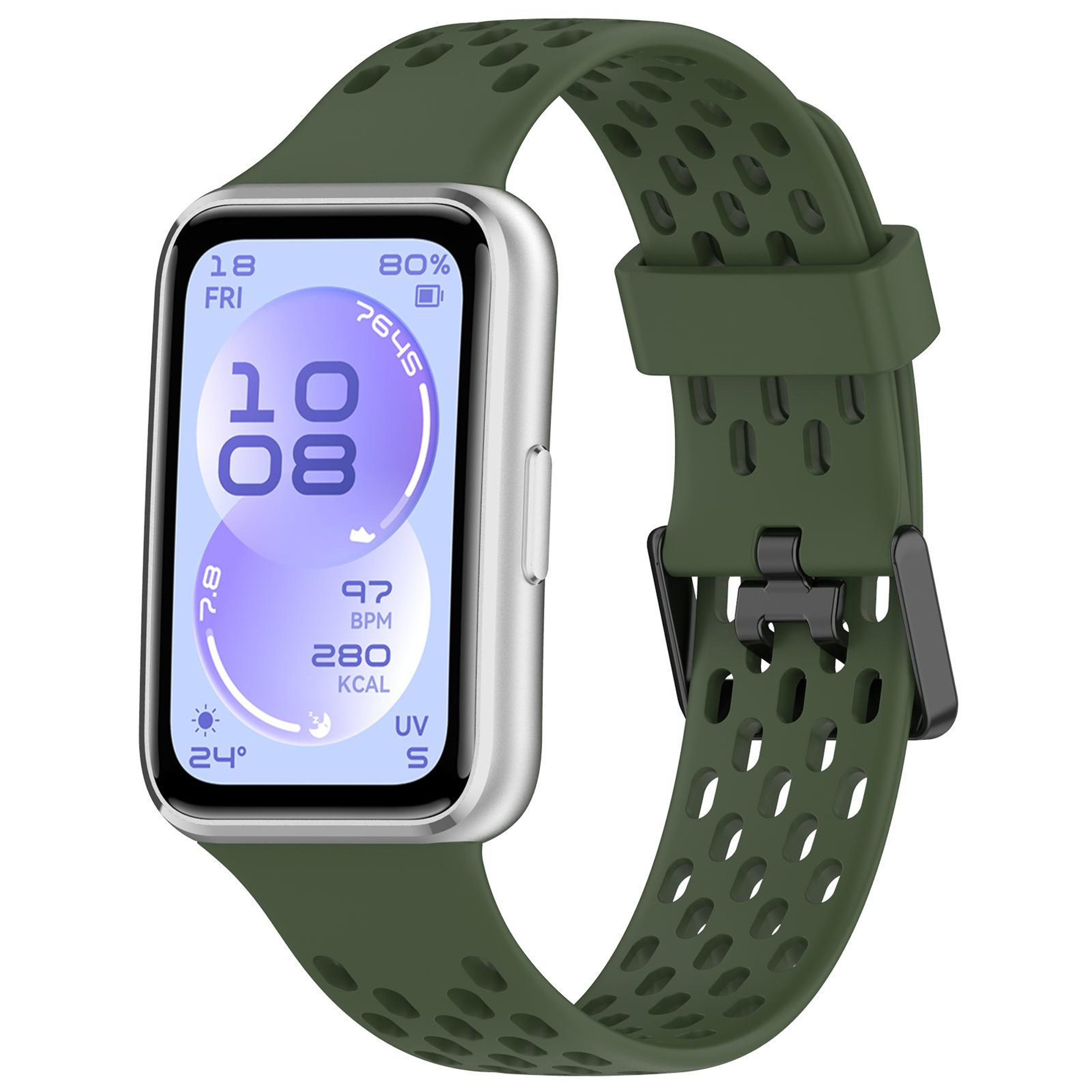 Huawei Band 11 Watch Band Breathable Silicone Sport Strap for Huawei Band 11 Pro – view 20