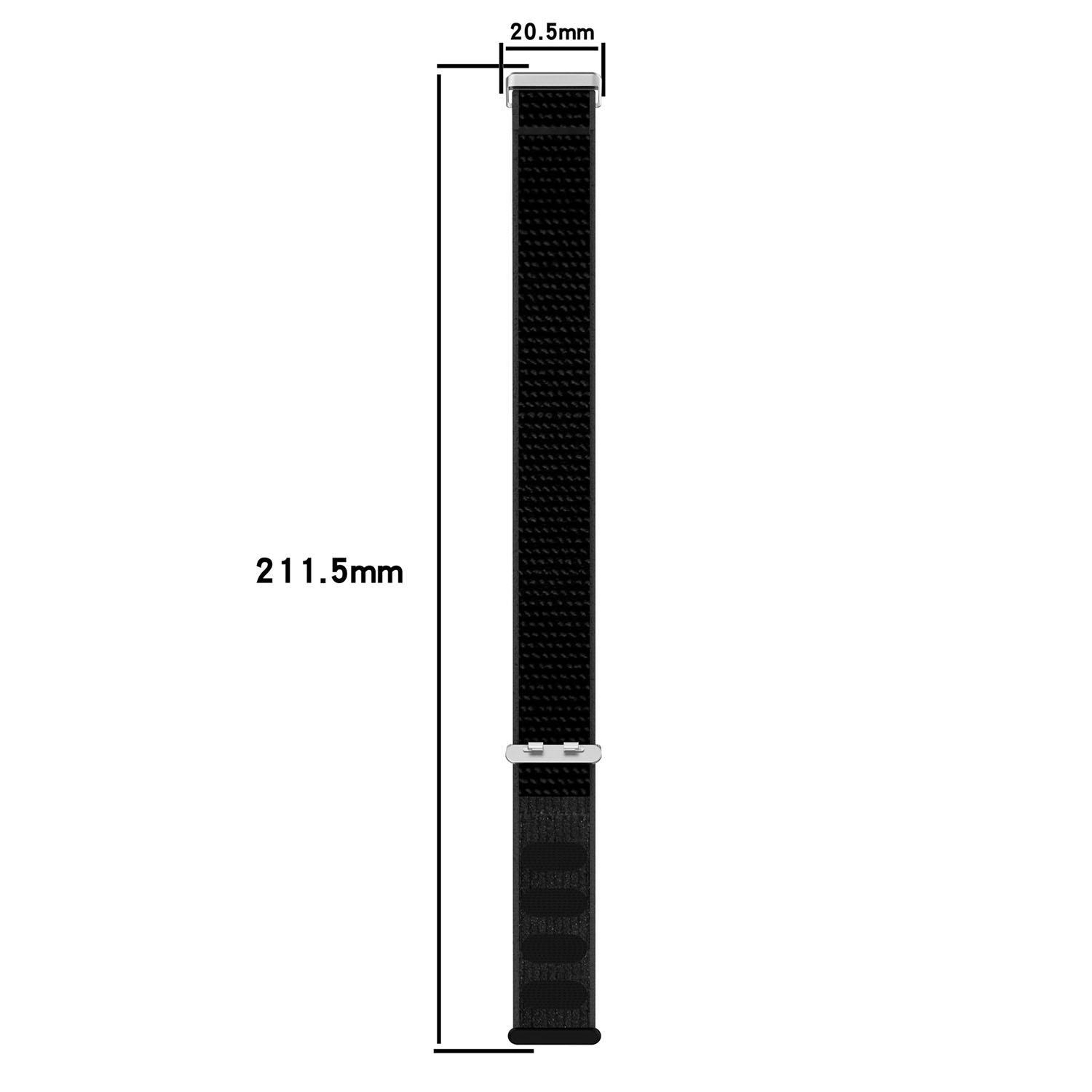 Huawei Band 11 Watch Band Breathable Nylon Hook and Loop Replacement Strap for Huawei Band 11 Pro – view 7